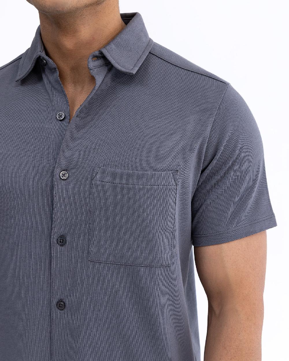 Engine Men Button Down FT5094-00L-GRY