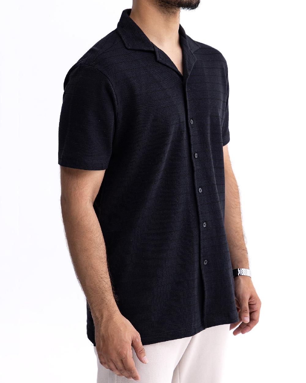 Engine Men Button Down FT5098-00L-BLK
