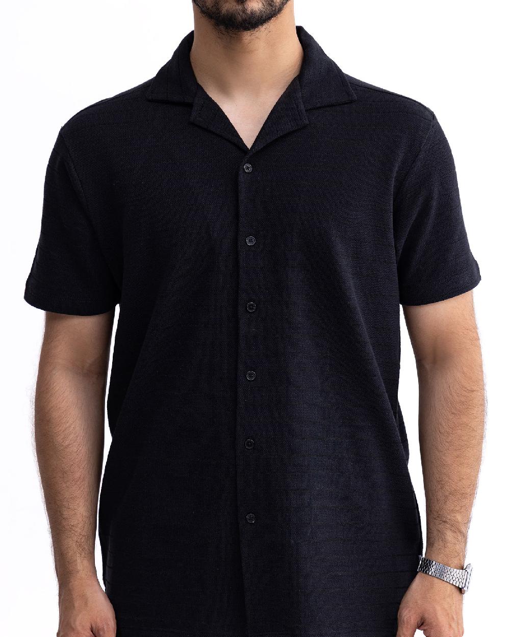 engine Men Button Down FT5098-00L-BLK