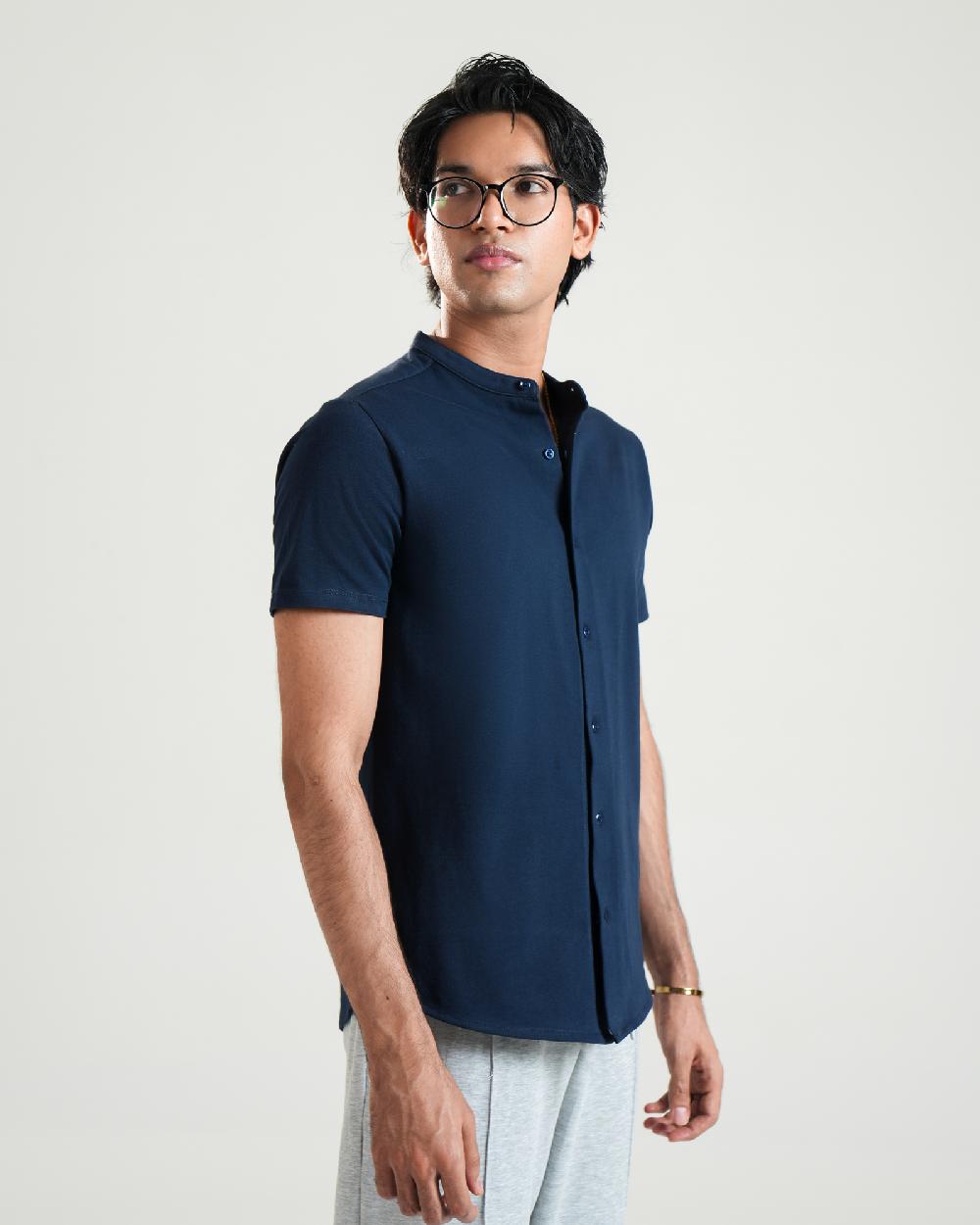 Engine Men Button Down FT5129-00L-NVY