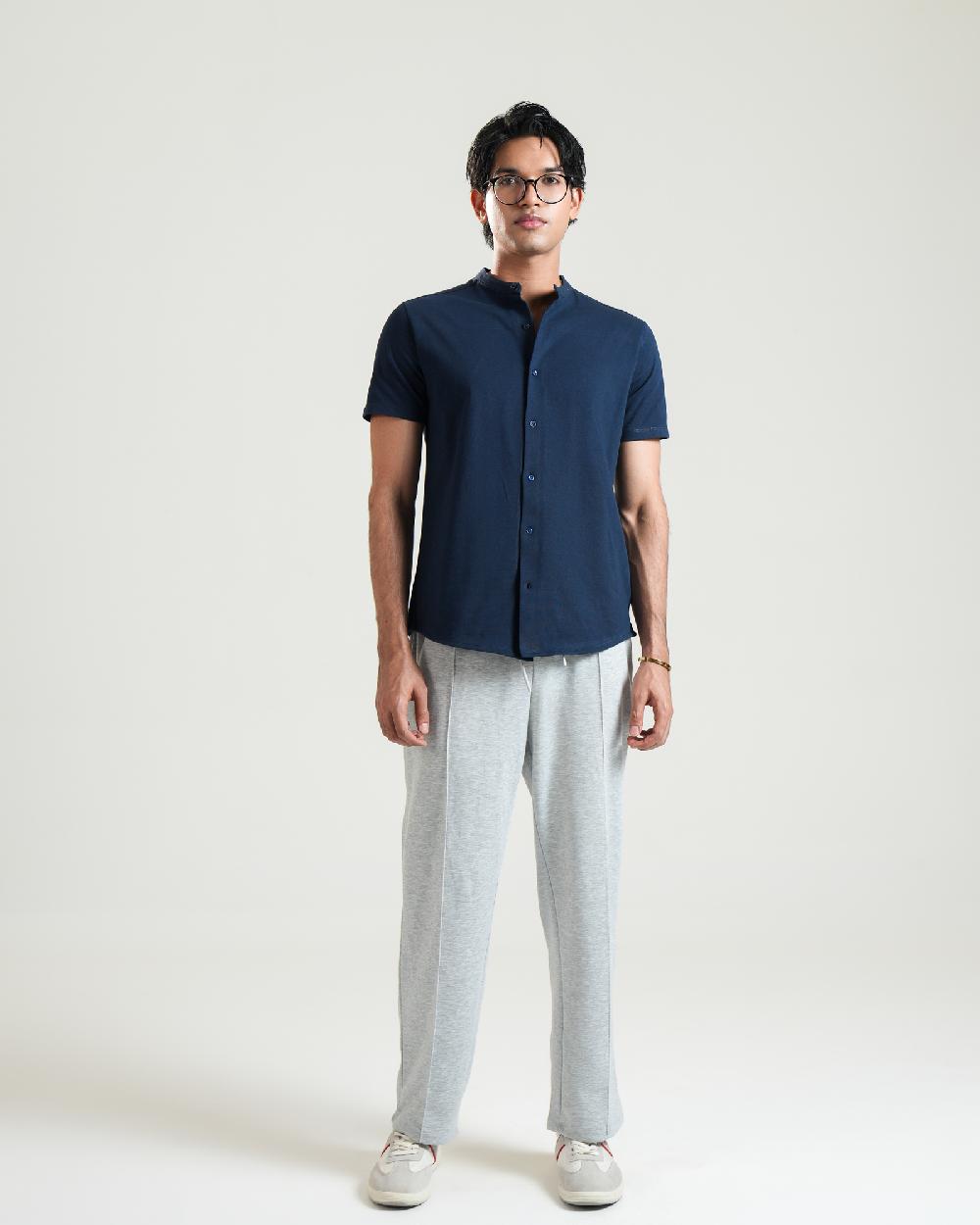 engine Men Button Down FT5129-00L-NVY