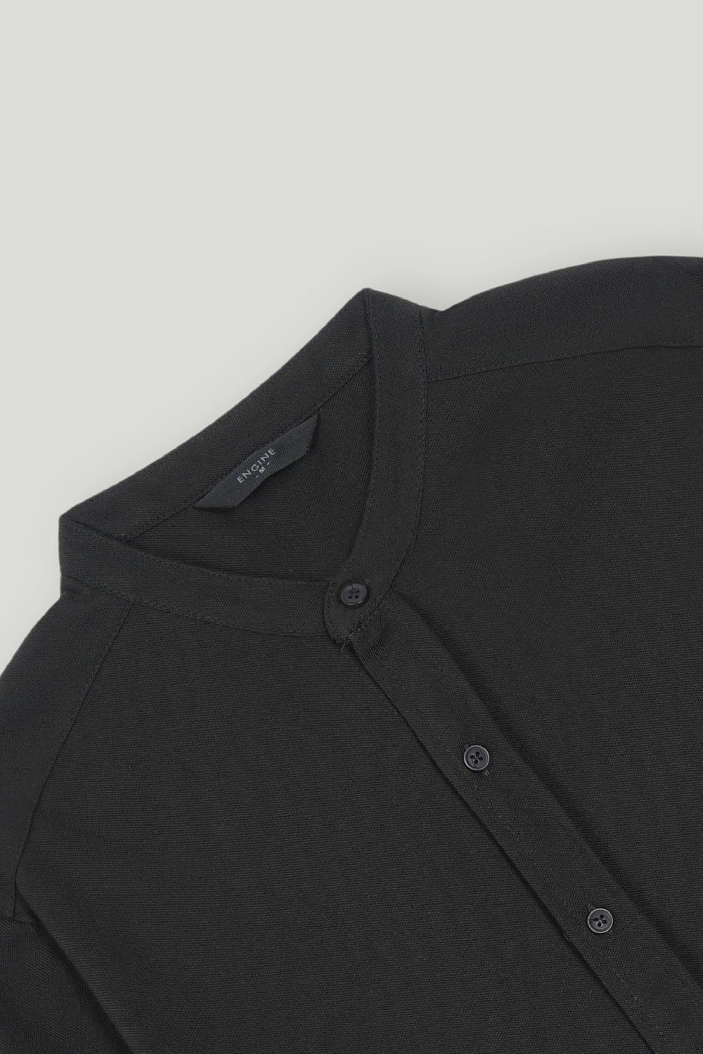 Engine Men Button Down FT5159-00L-BLK