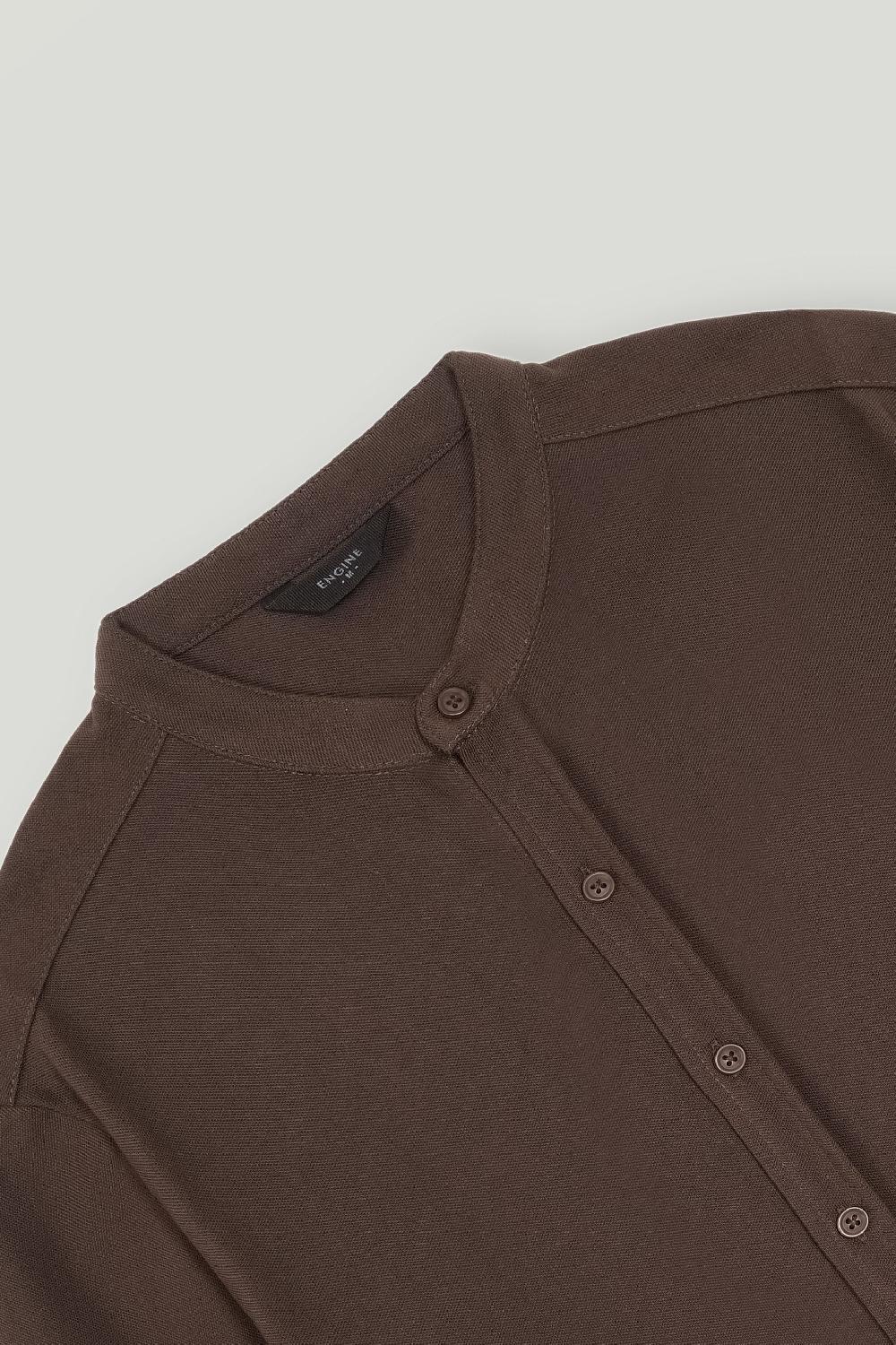 Engine Men Button Down FT5159-00L-BRN