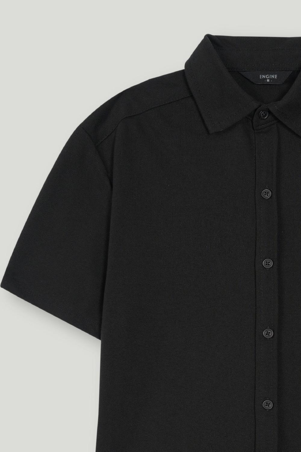 Engine Men Button Down FT5161-00L-BLK