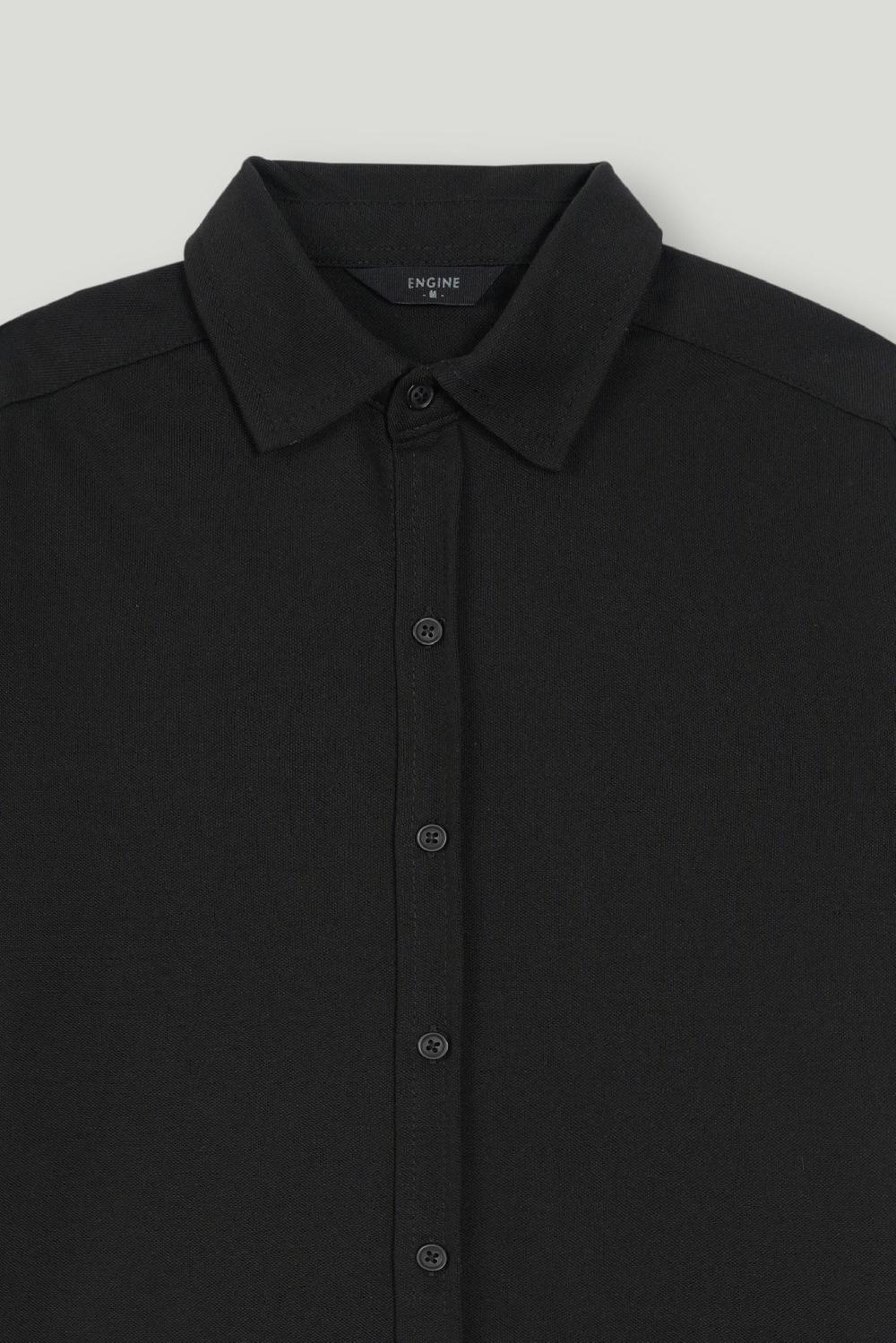 Engine Men Button Down FT5161-00L-BLK