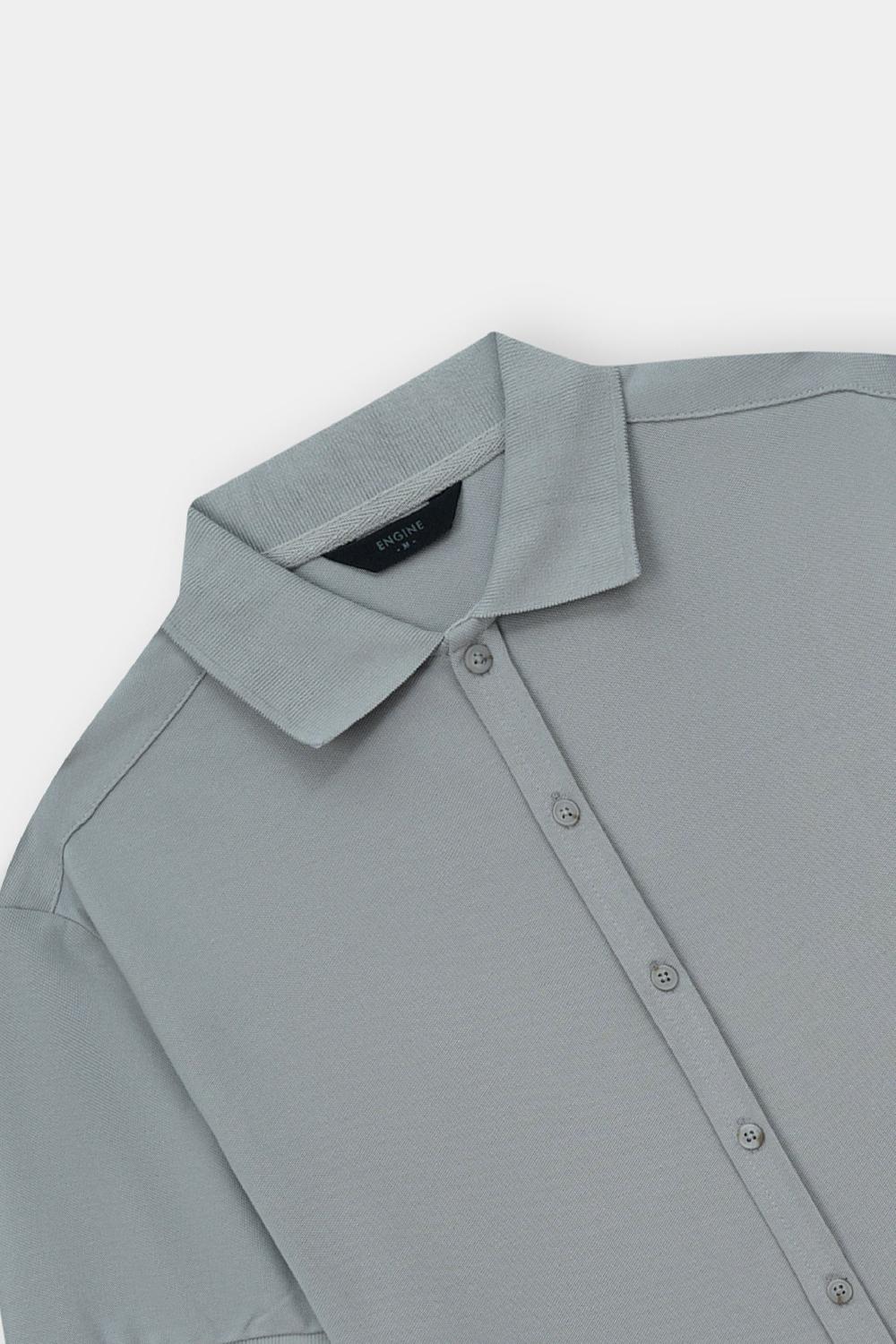 Engine Men Button Down FT5165-00L-GRY