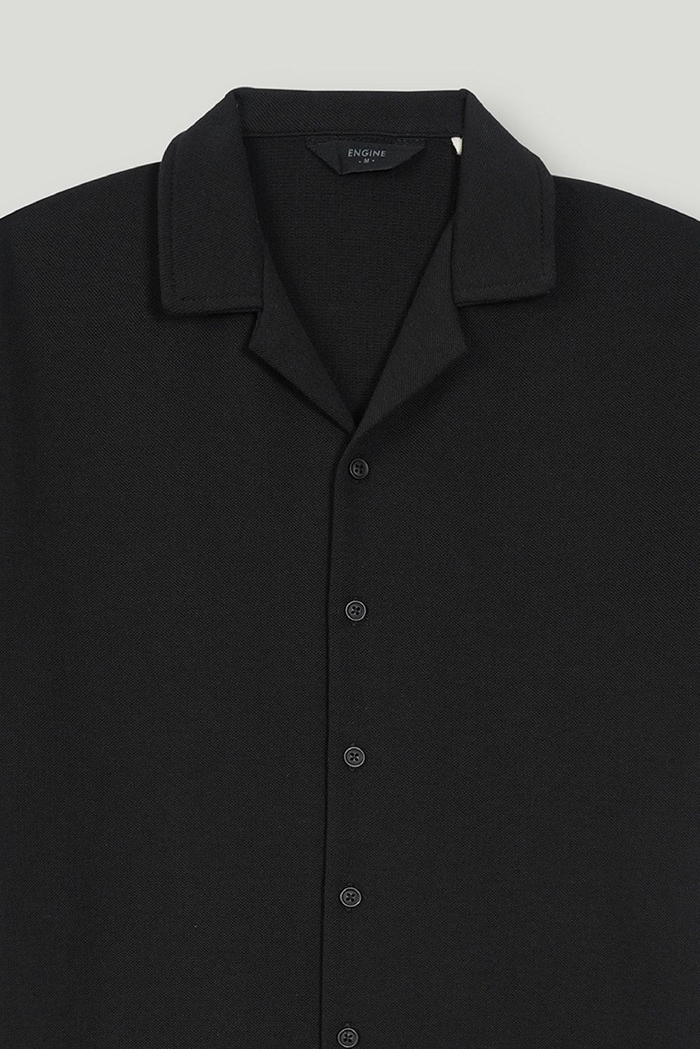 Engine Men Button Down FT5166-00L-BLK