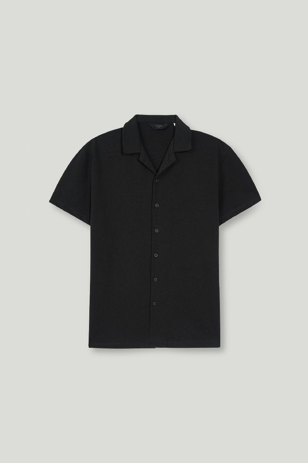 engine Men Button Down FT5166-00L-BLK