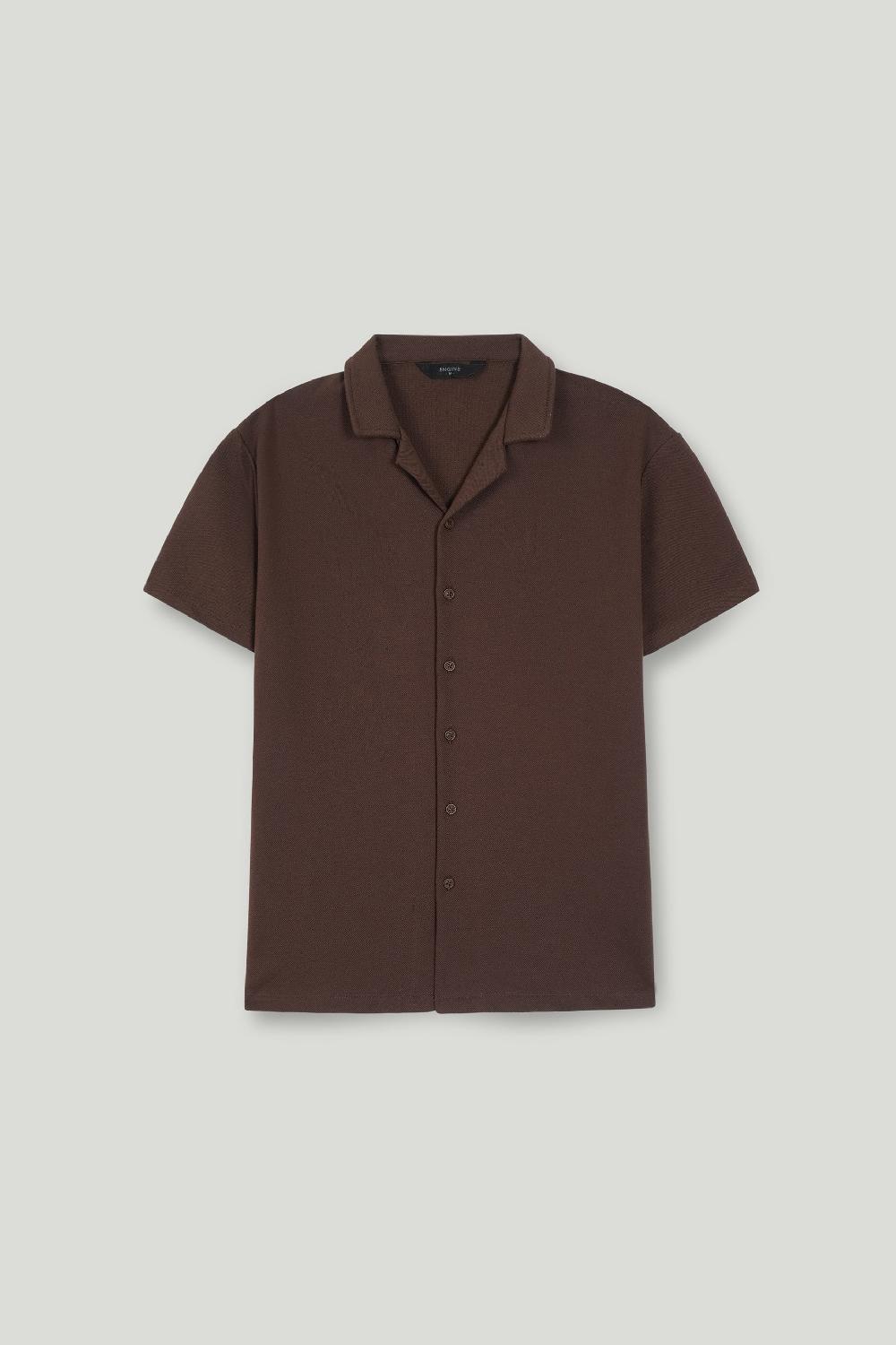 engine Men Button Down FT5166-00L-BRN