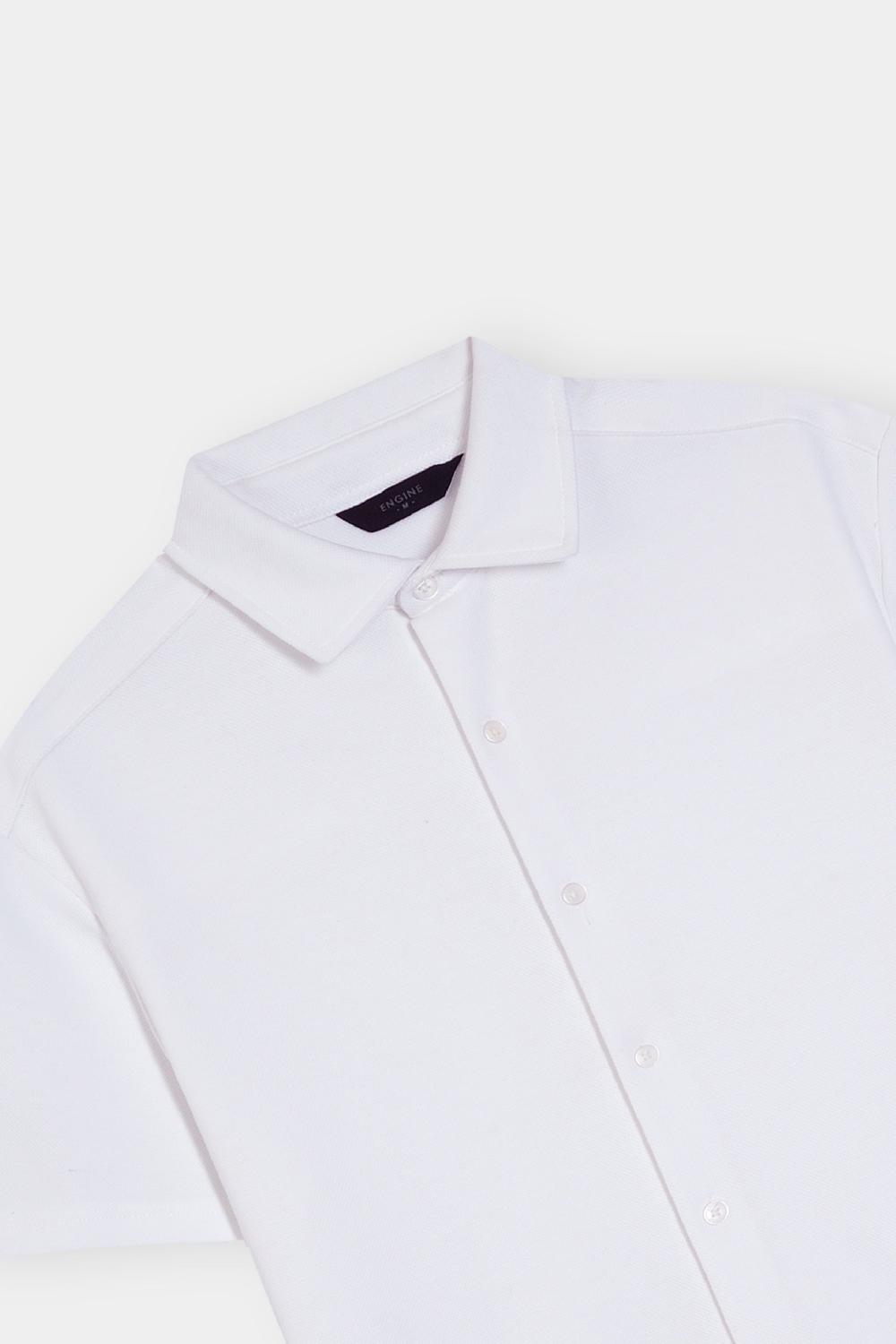 Engine Men Button Down FT5179-00L-WHT