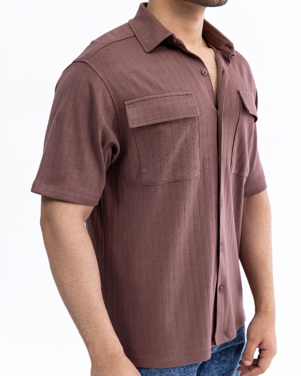 Engine Men Button Down MT5026-00L-BRN