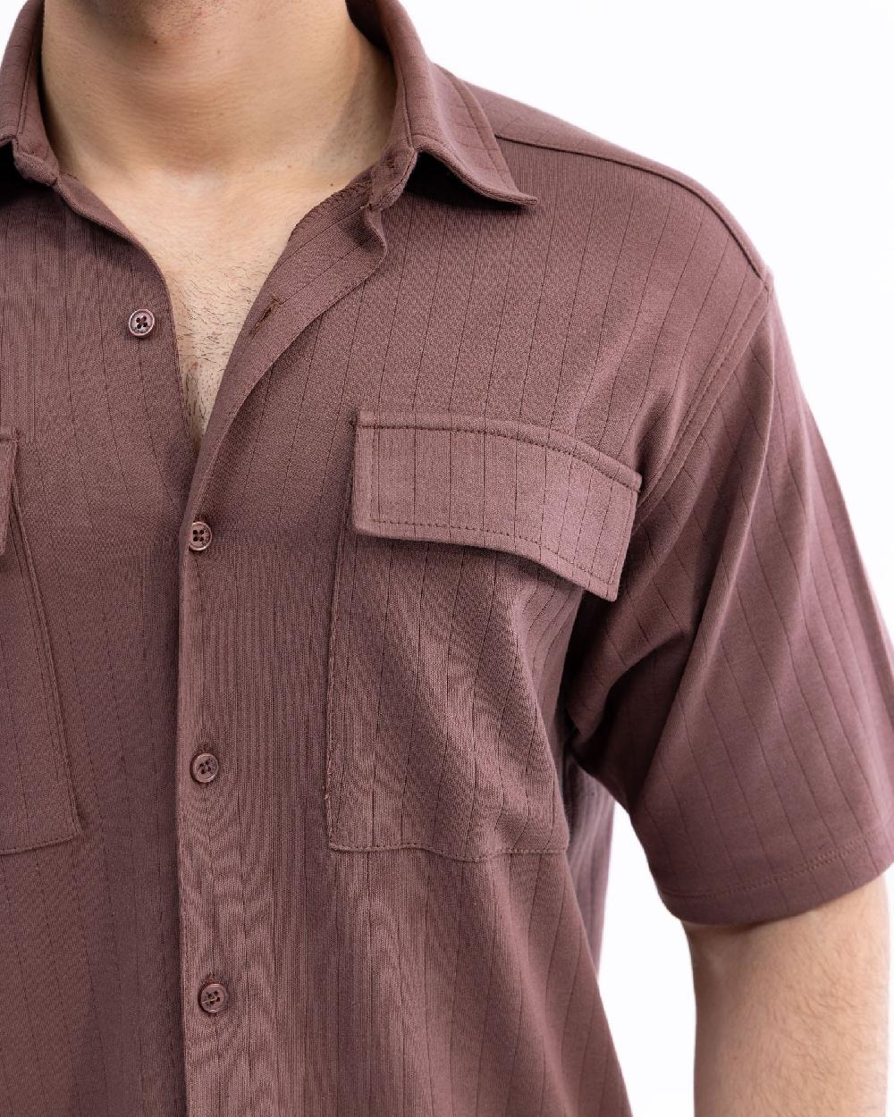 Engine Men Button Down MT5026-00L-BRN