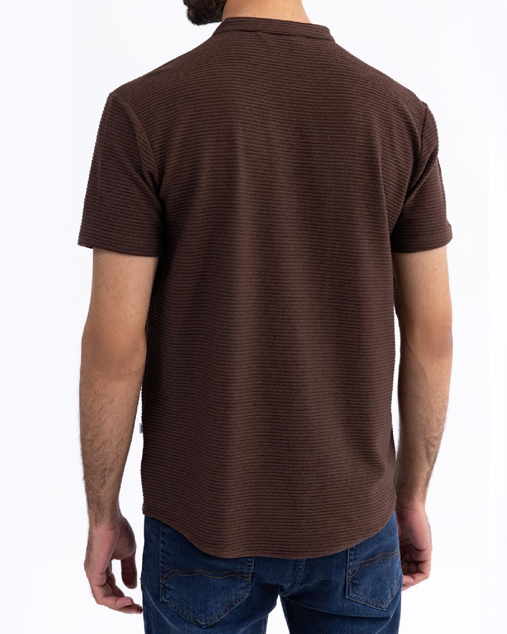 Engine Men Button Down MT5033-00S-BRN