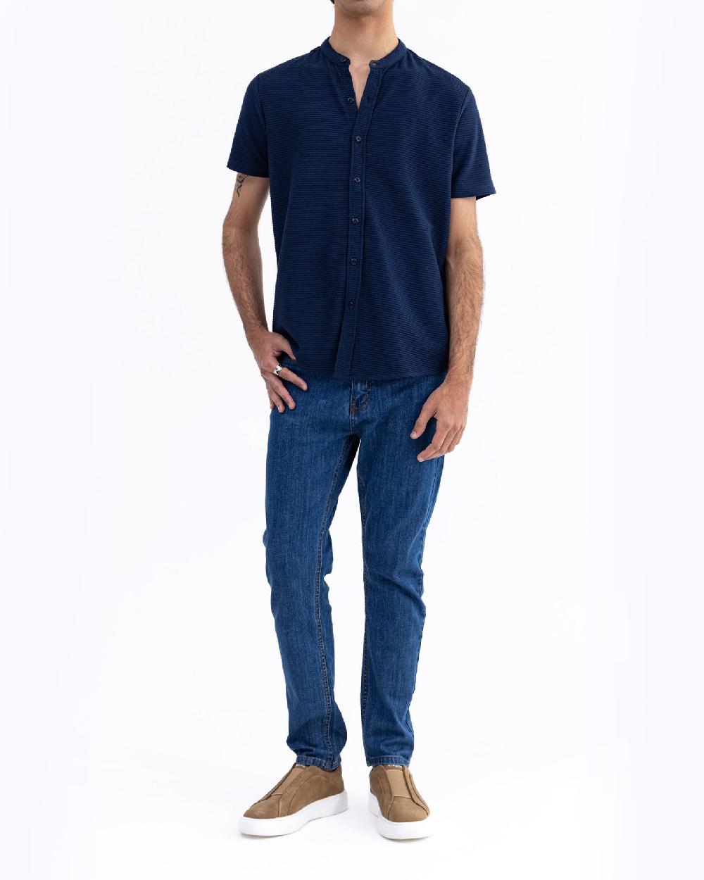 engine Men Button Down MT5033-00S-NVY