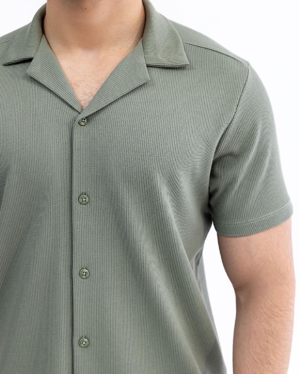 Engine Men Button Down MT5038-00L-GRN