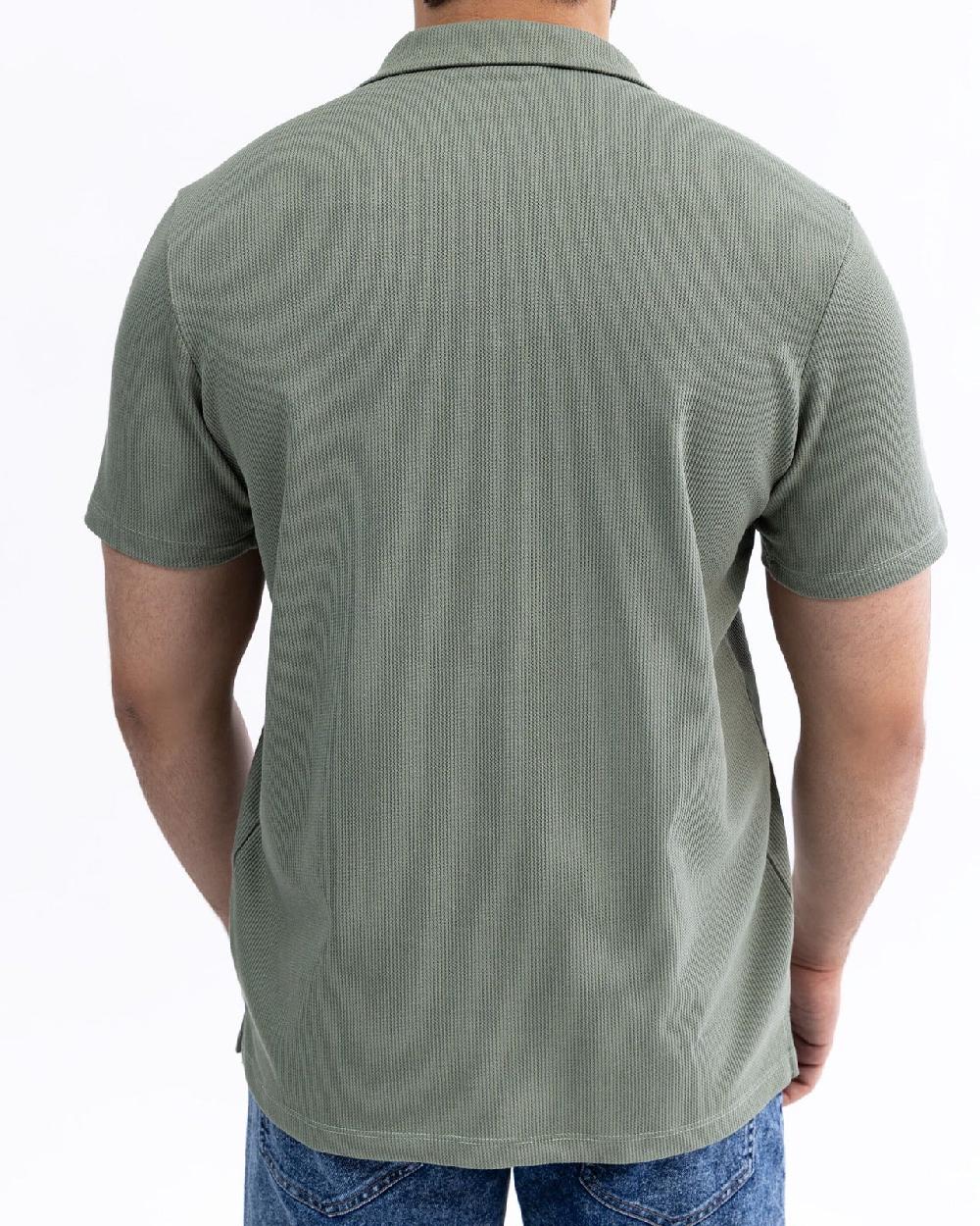 Engine Men Button Down MT5038-00L-GRN