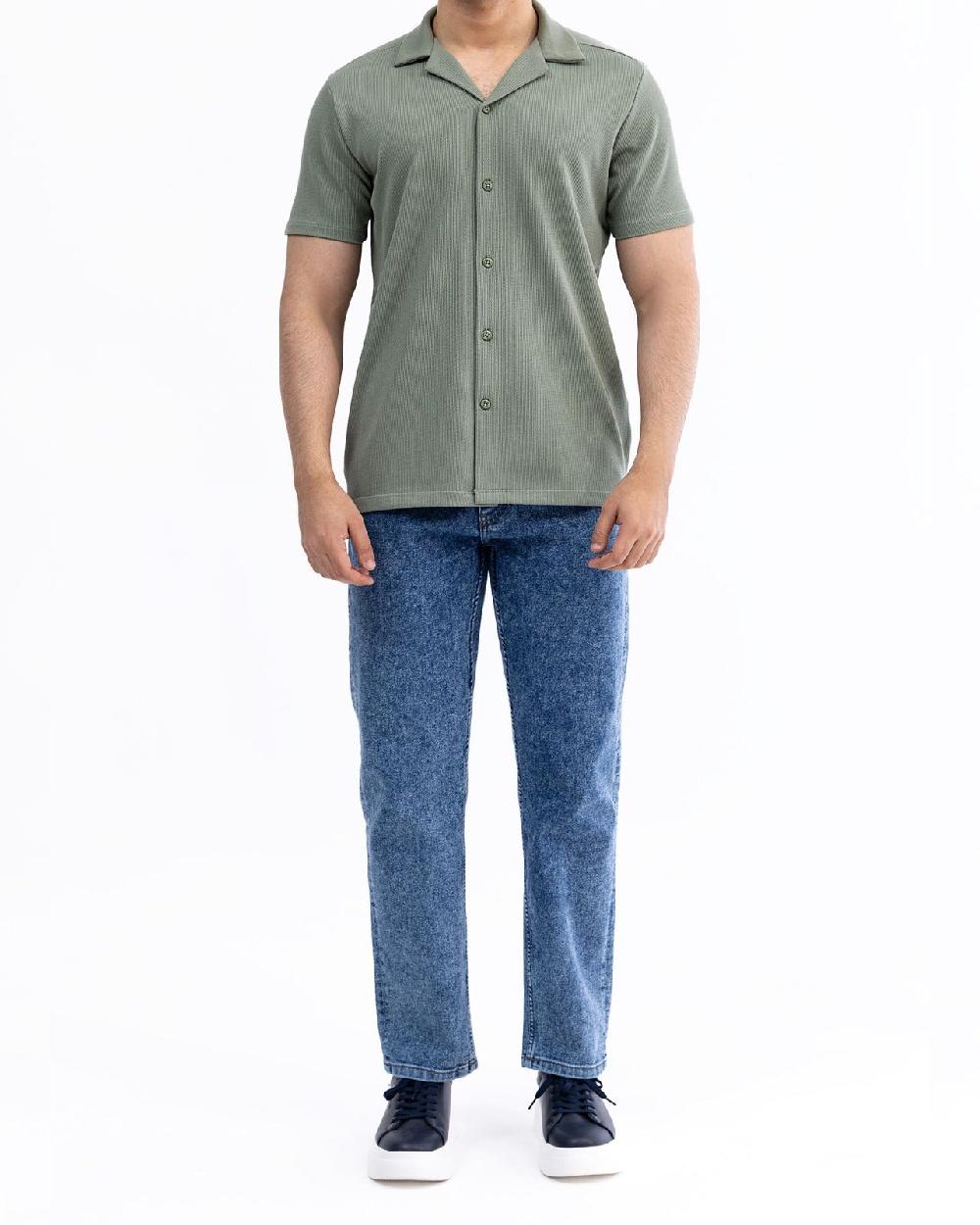 engine Men Button Down MT5038-00L-GRN