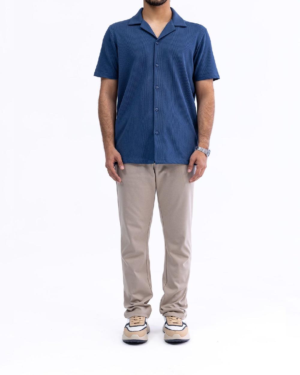 engine Men Button Down MT5038-00S-BLU