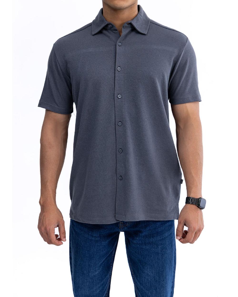 engine Men Button Down MT5050-00L-GRY