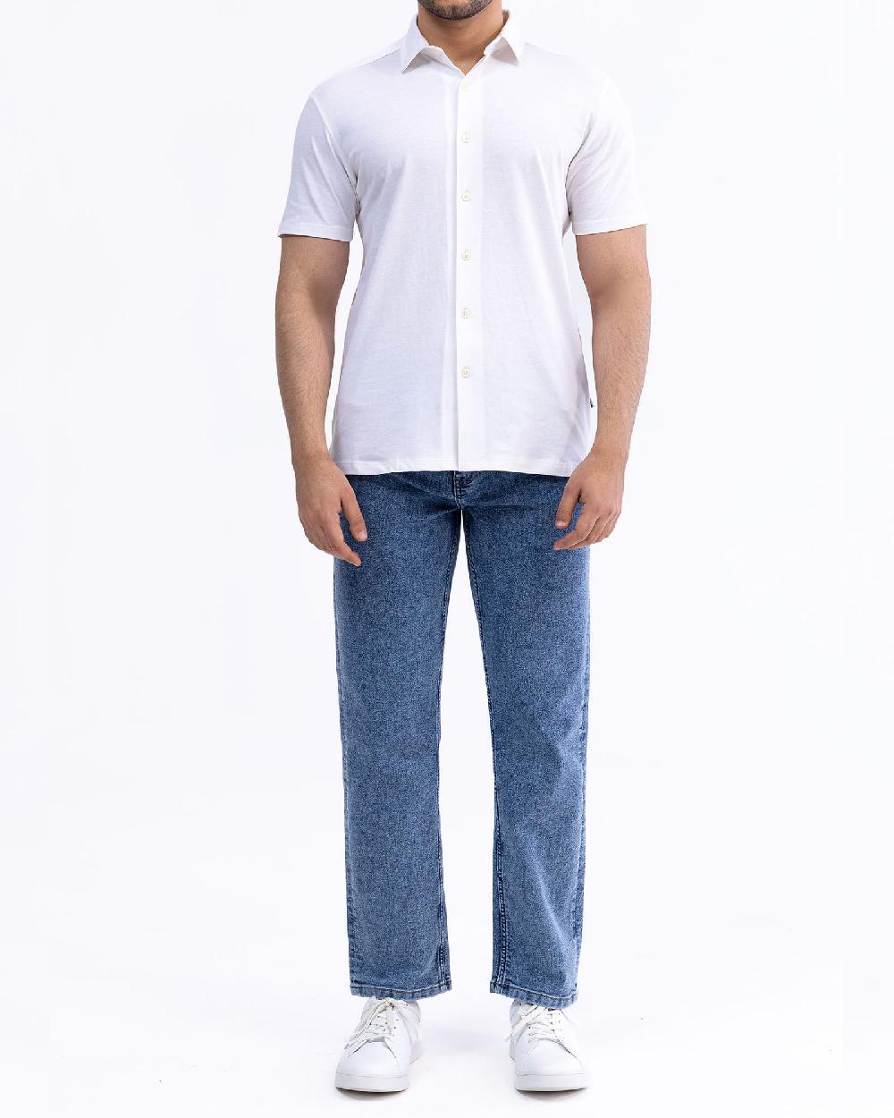 engine Men Button Down MT5050-00L-WHT