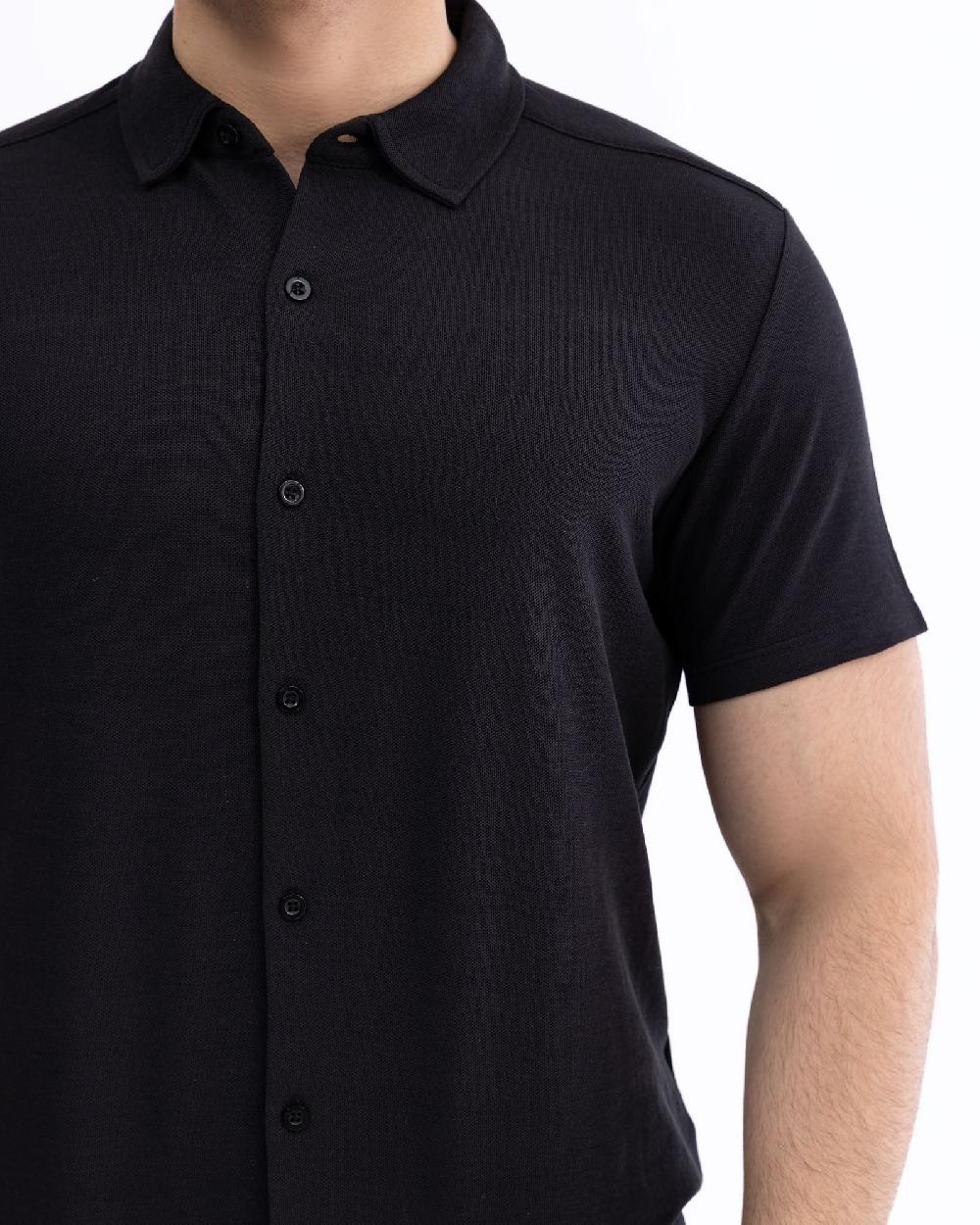 Engine Men Button Down MT5052-00L-BLK