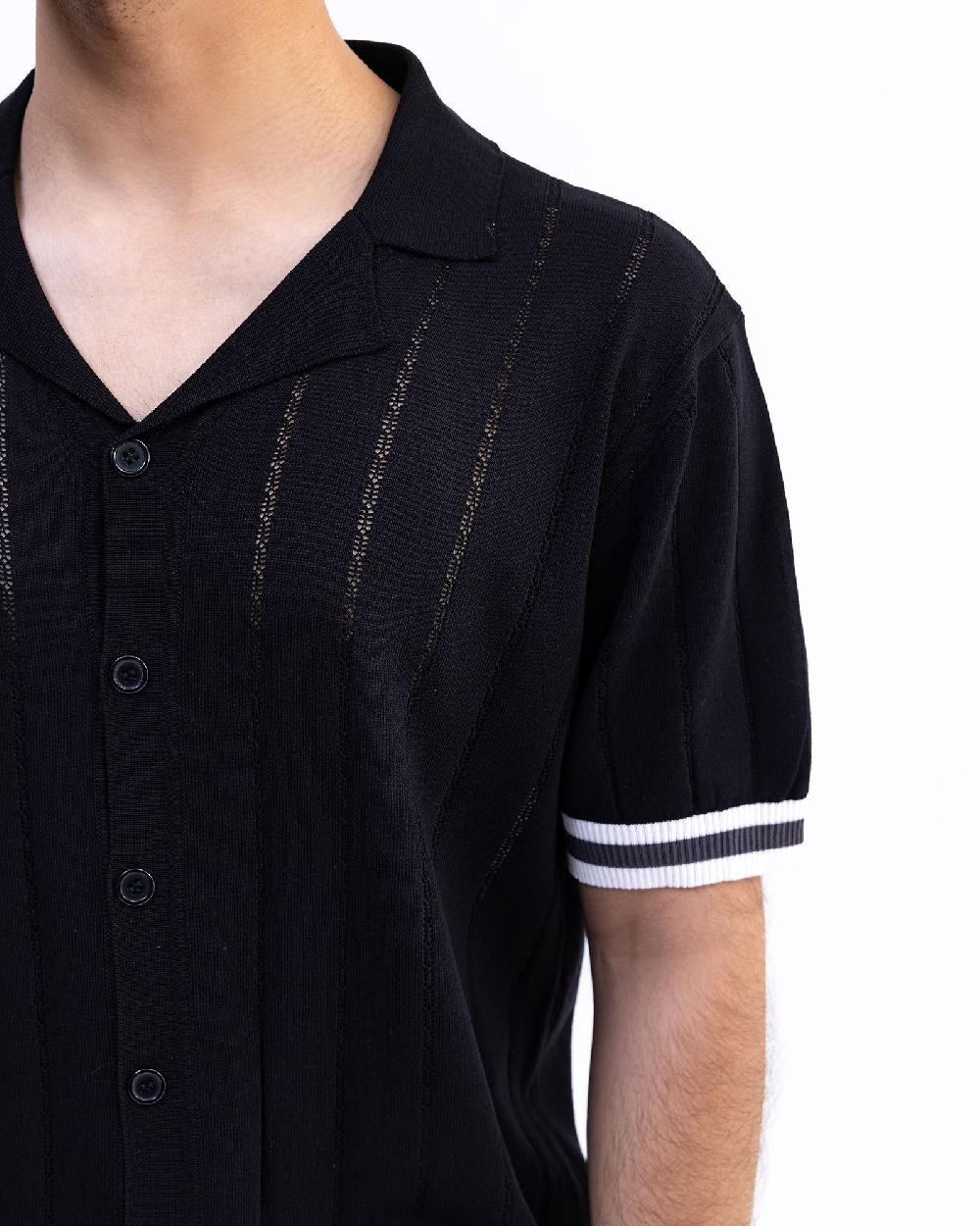 Engine Men Button Down MT5074-00L-BLK