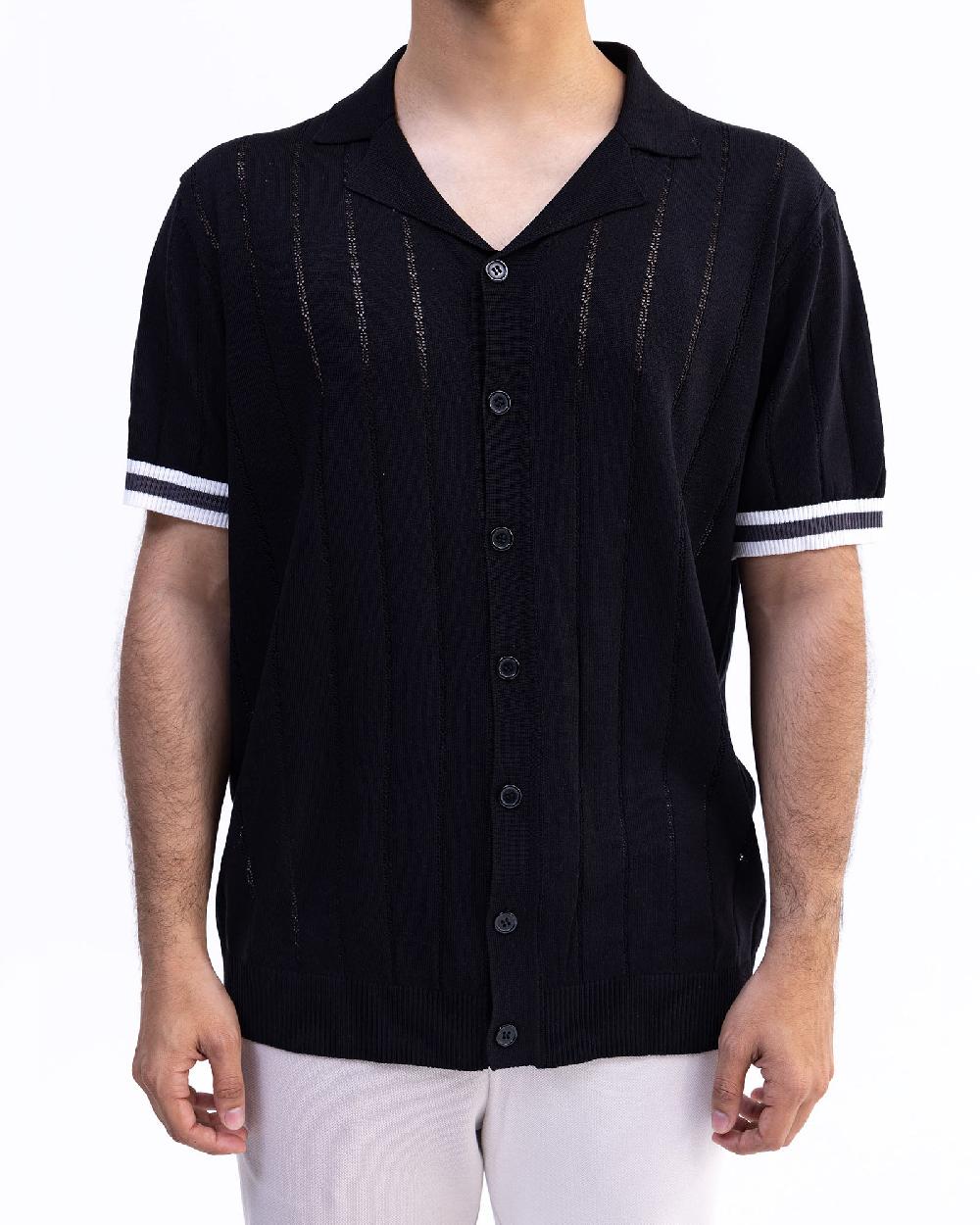 engine Men Button Down MT5074-00L-BLK