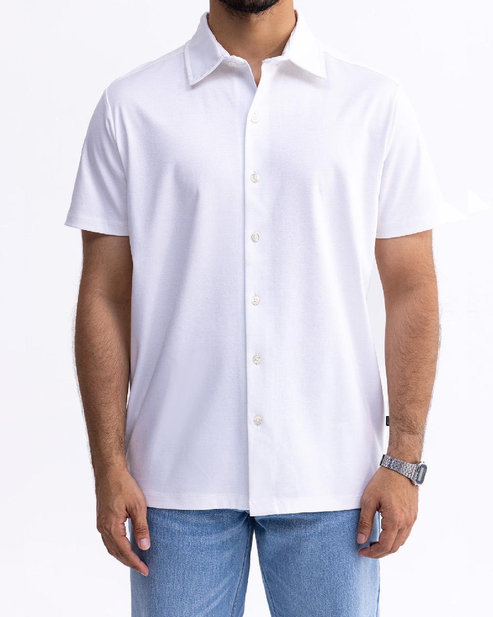 engine Men Button Down MT5098-00L-WHT