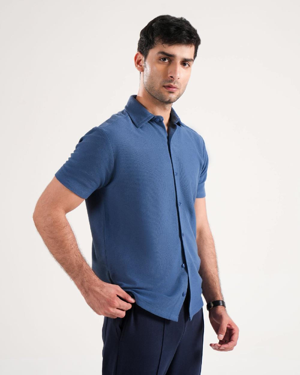 Engine Men Button Down MT5111-00L-BLU