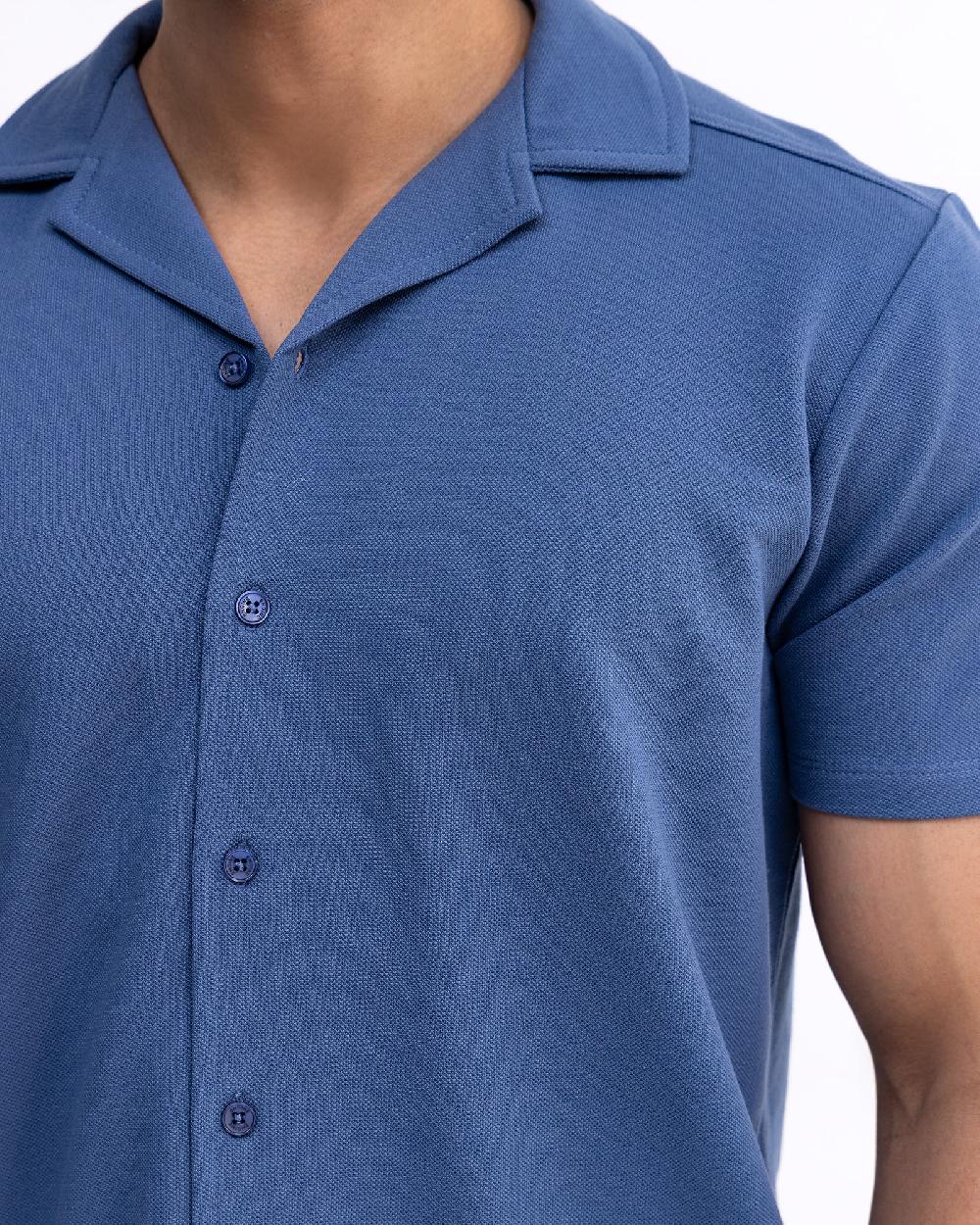 Engine Men Button Down MT5112-00S-BLU