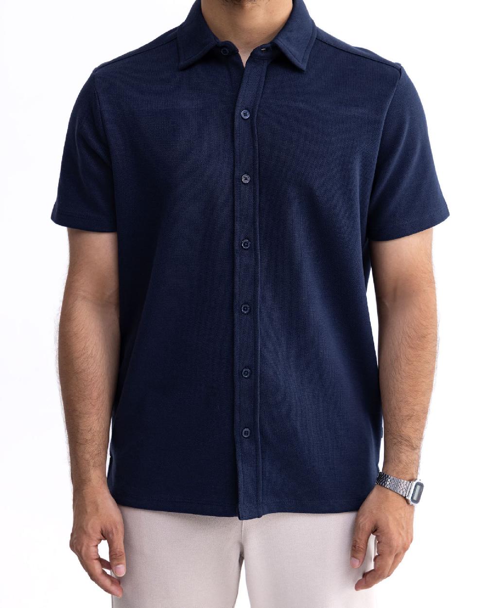 engine Men Button Down MT5116-00S-NVY