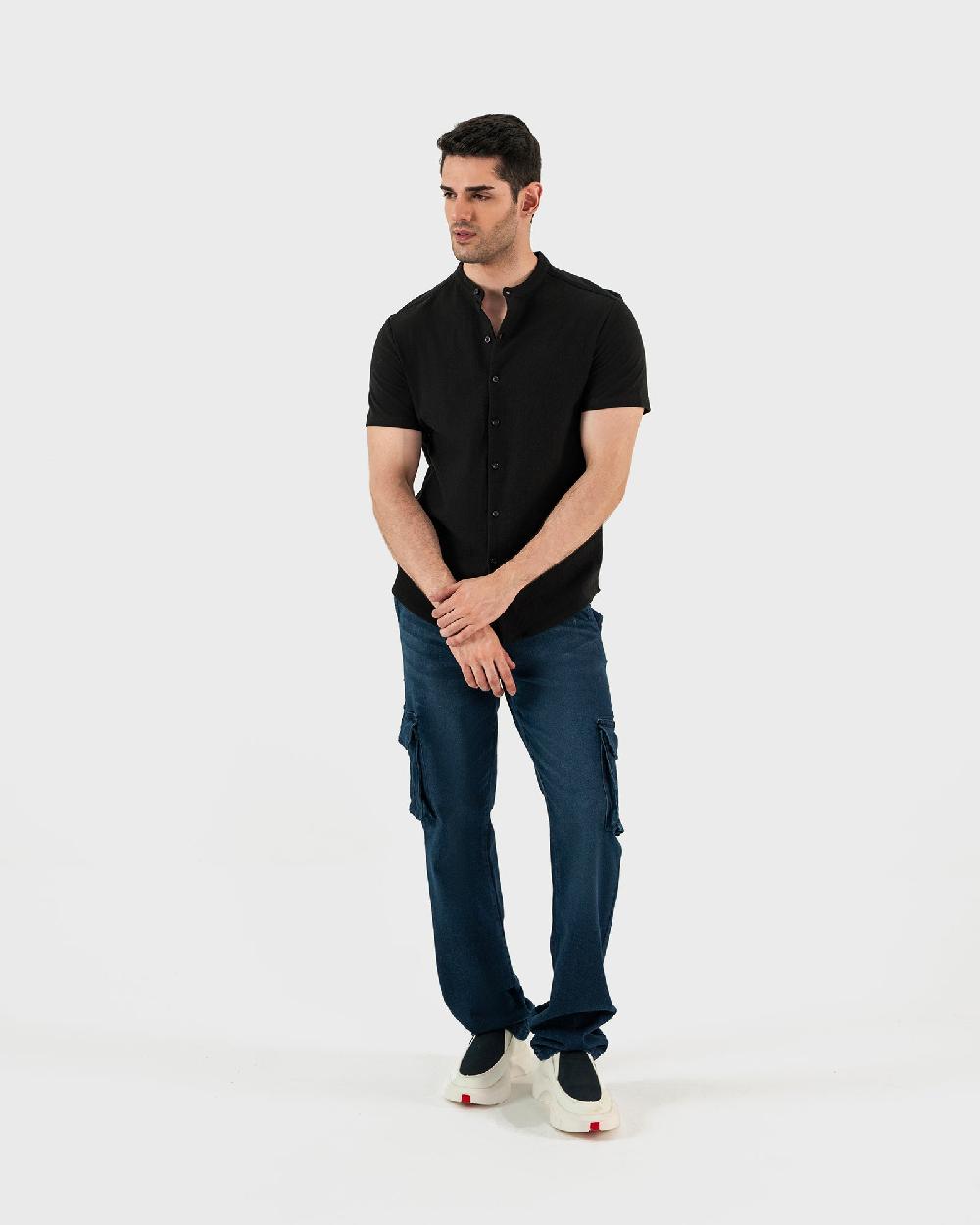 Engine Men Button Down MT5150-00S-BLK