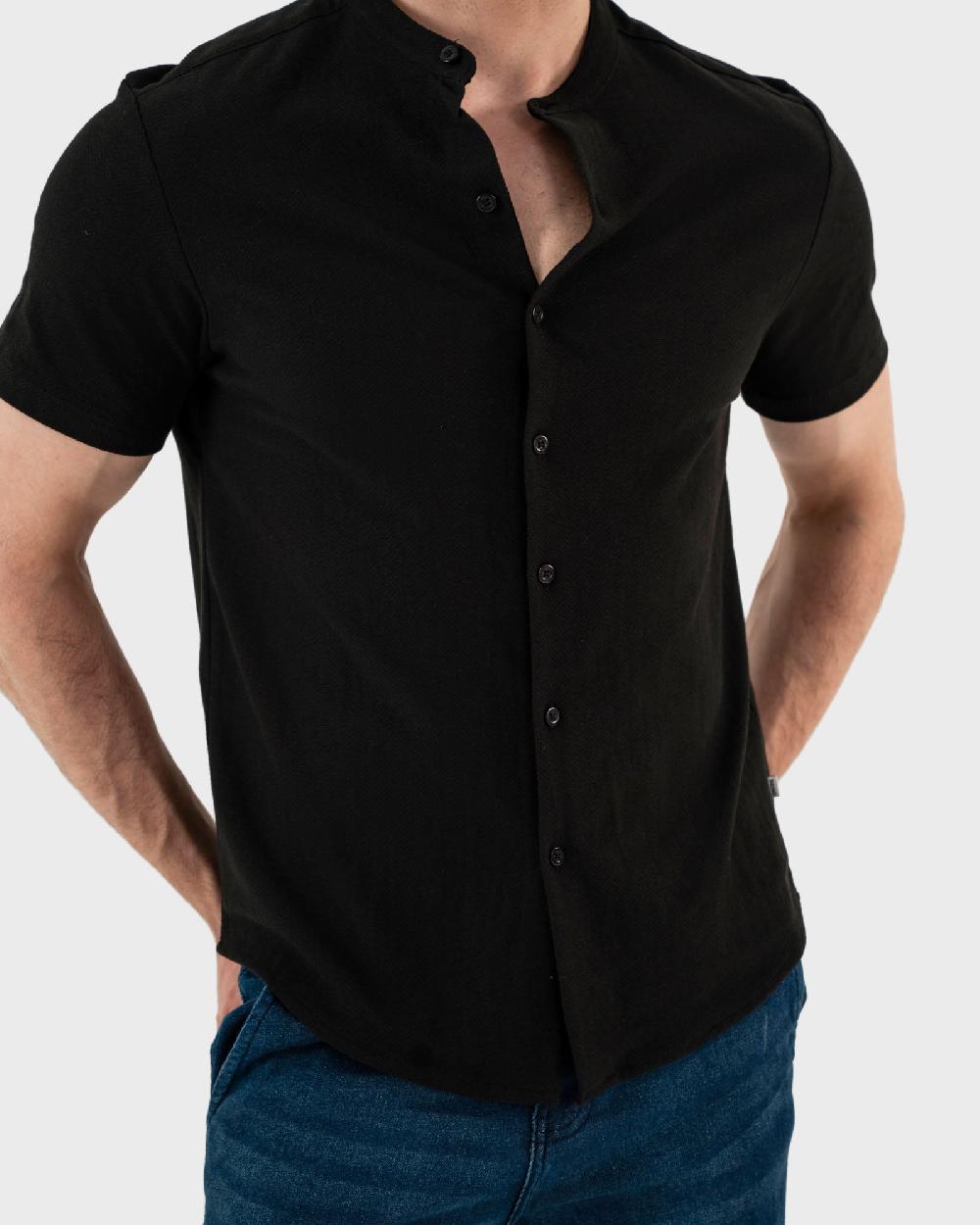 Engine Men Button Down MT5150-00S-BLK