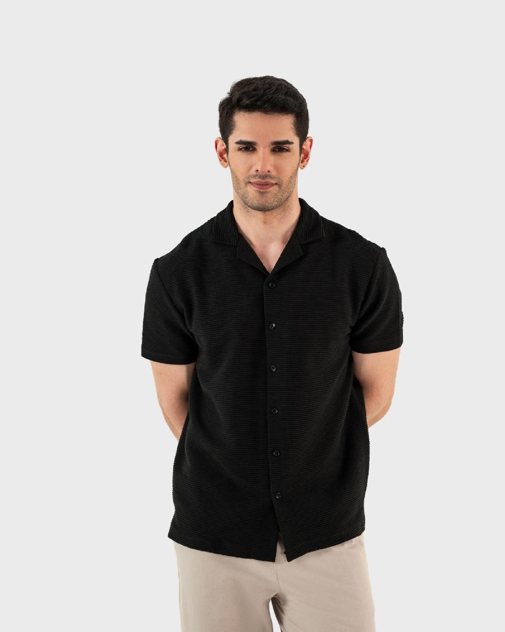 Engine Men Button Down MT5154-00S-BLK