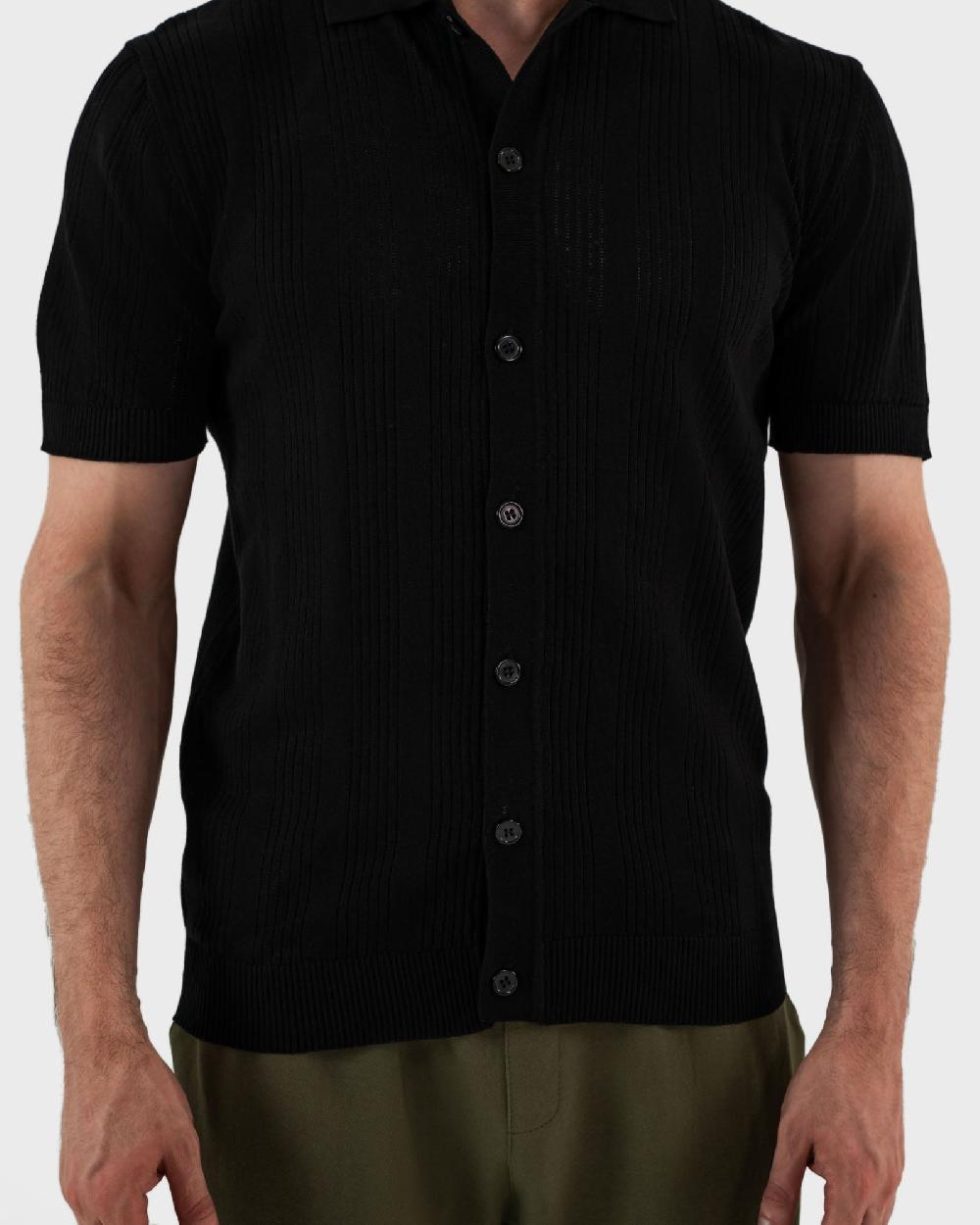 Engine Men Button Down MT5169-00L-BLK