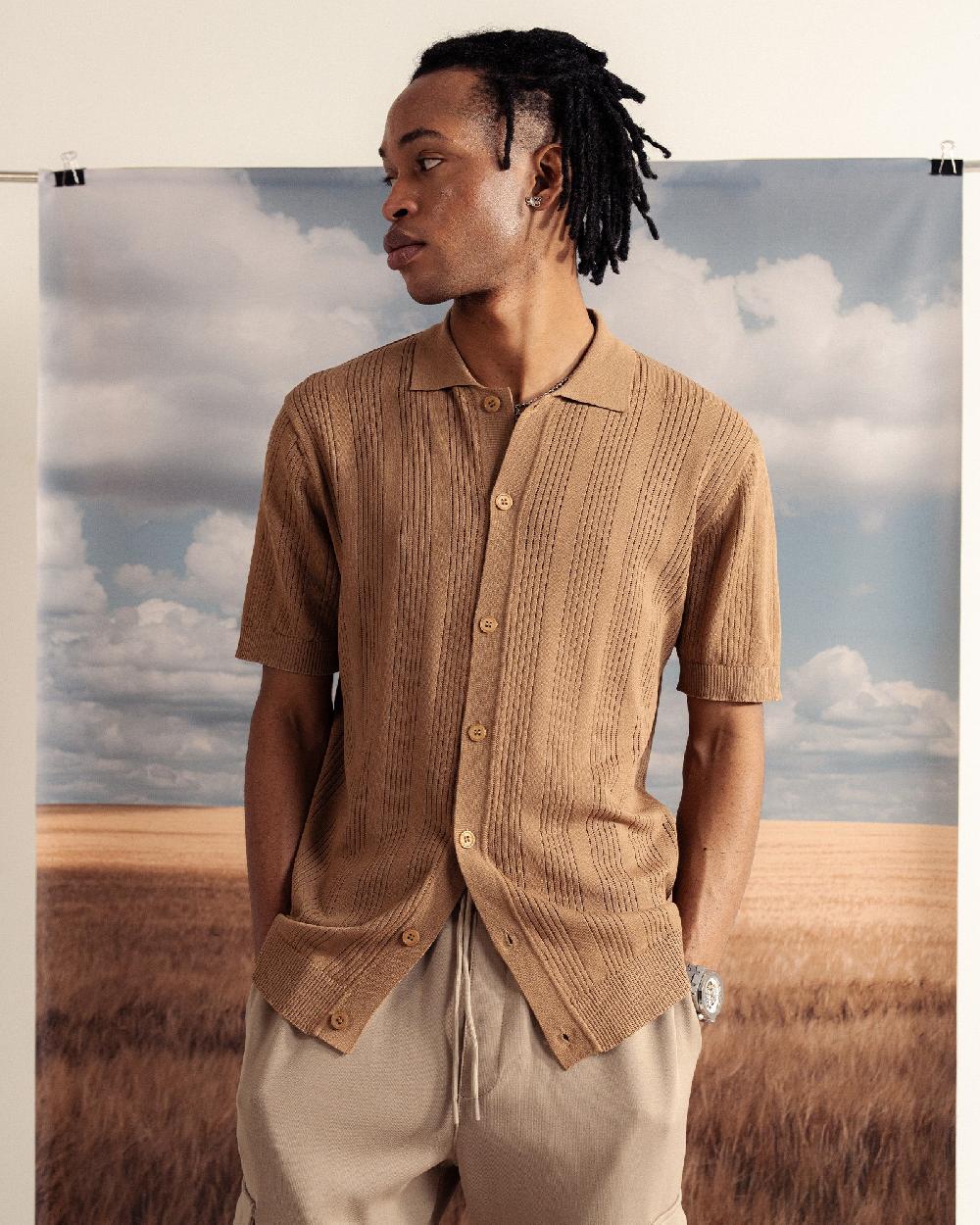 engine Men Button Down MT5169-00L-KHK