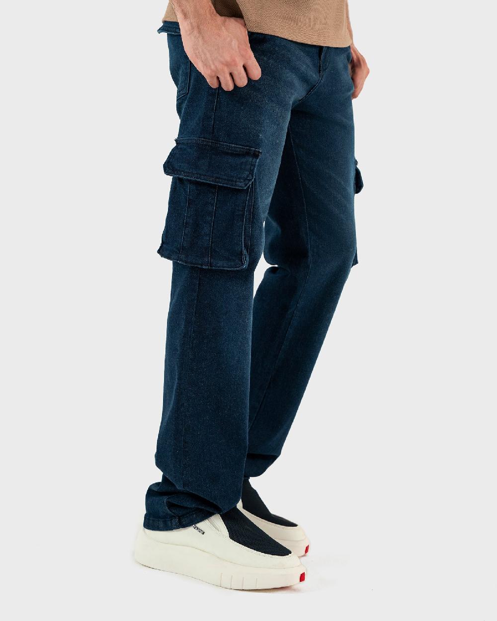 Engine Men Cargo Denim Denim MD5026-030-BLU