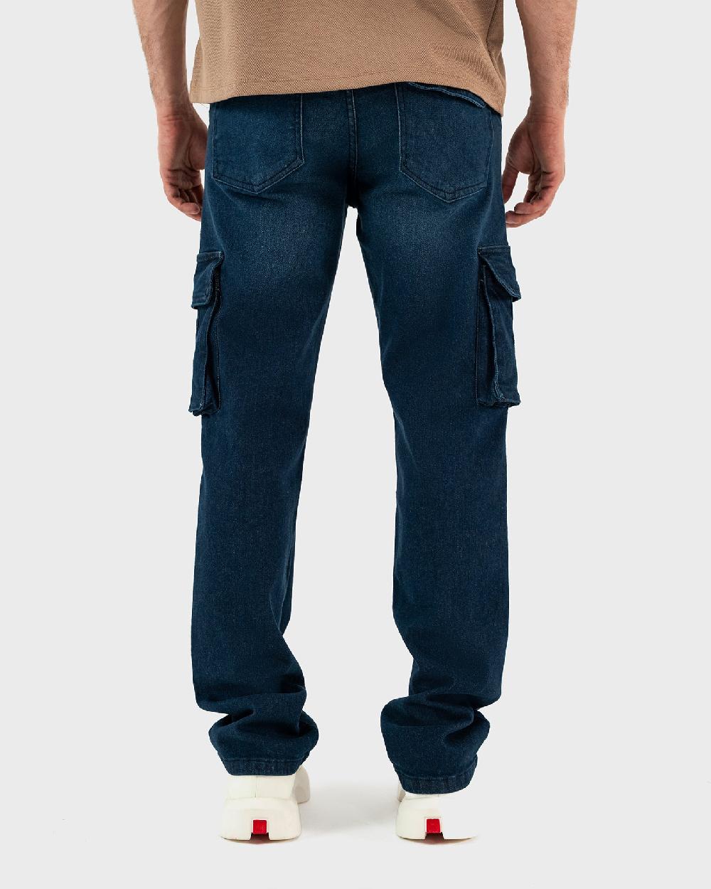 Engine Men Cargo Denim Denim MD5026-030-BLU