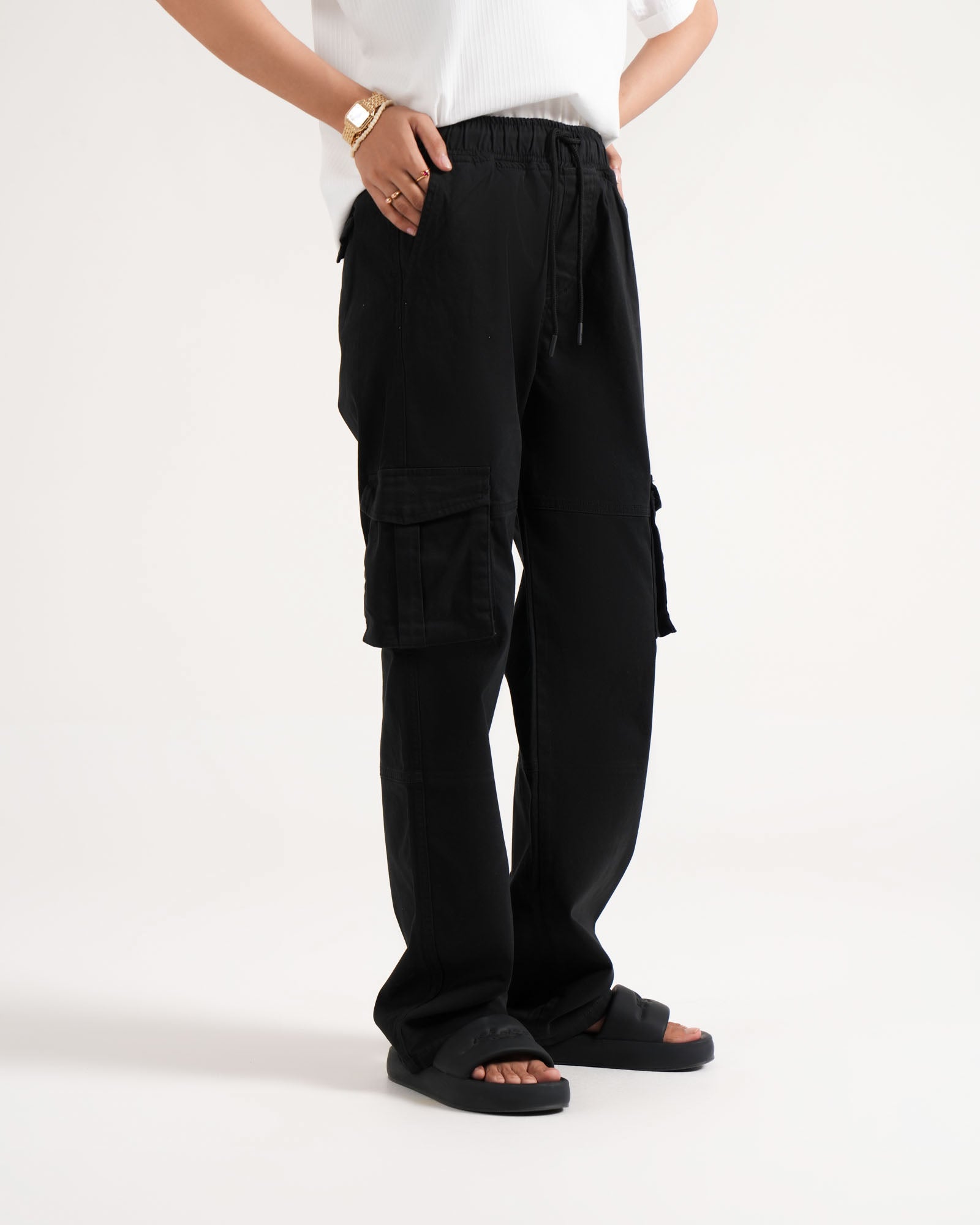 Engine Men Cargo Pant FP5024-030-BLK