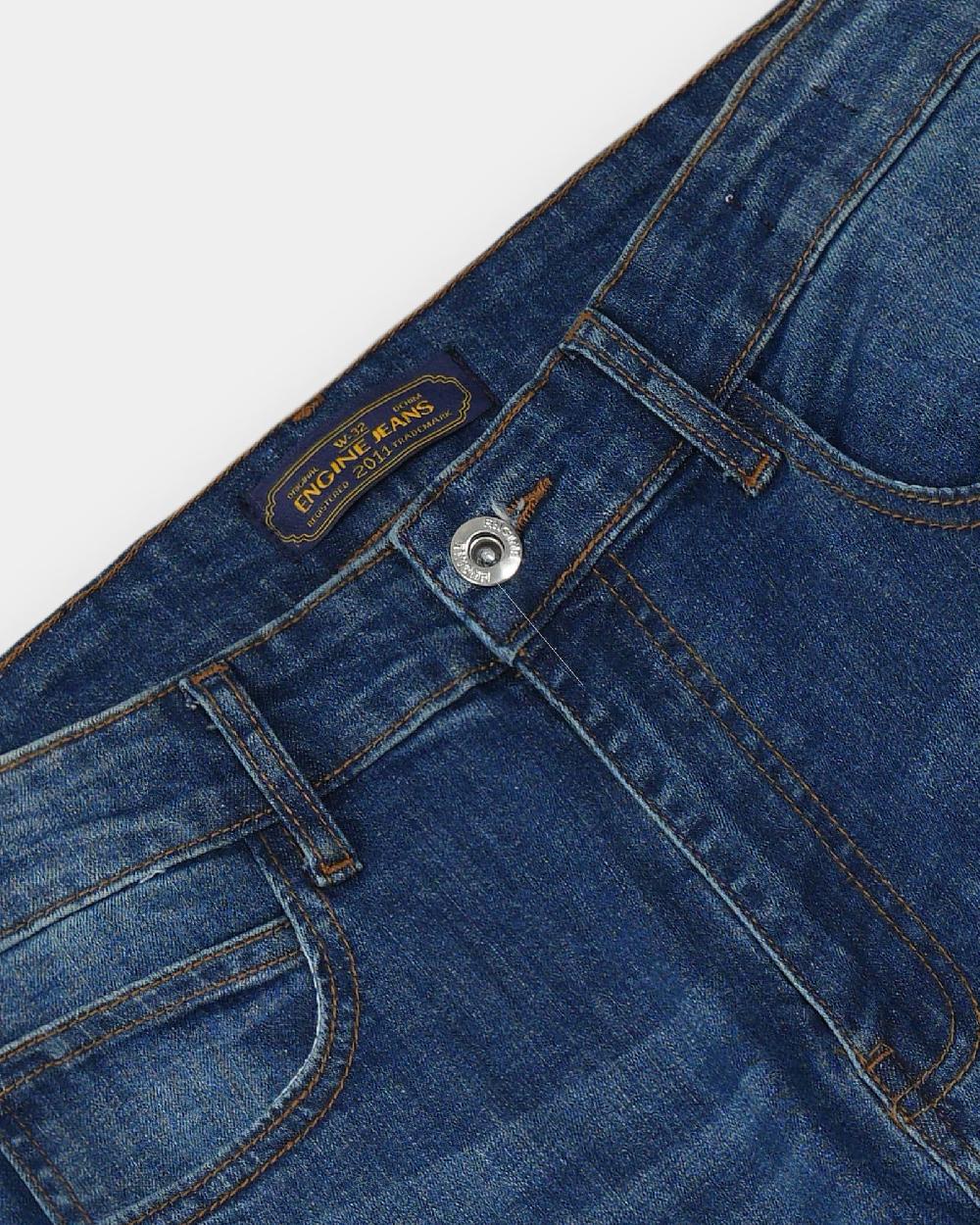 Engine Men Carrot Fit Denim FD5072-030-BLU