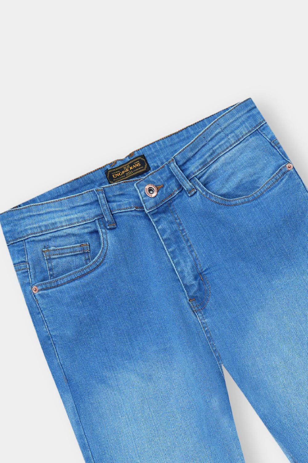 Engine Men Carrot Fit Denim FD5089-030-BLU