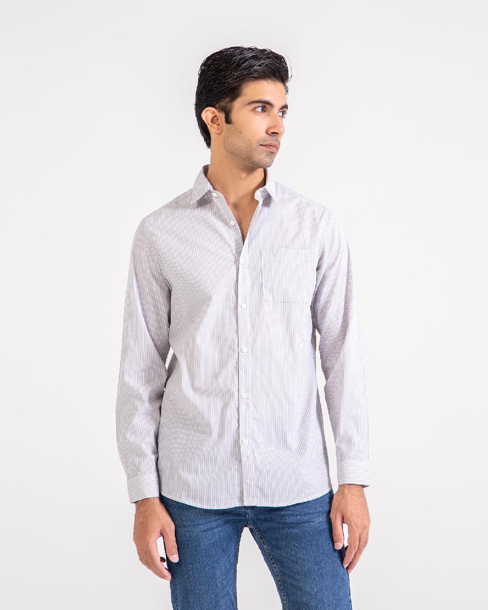 Engine Men Casual Shirt FC4077-00S-GRY