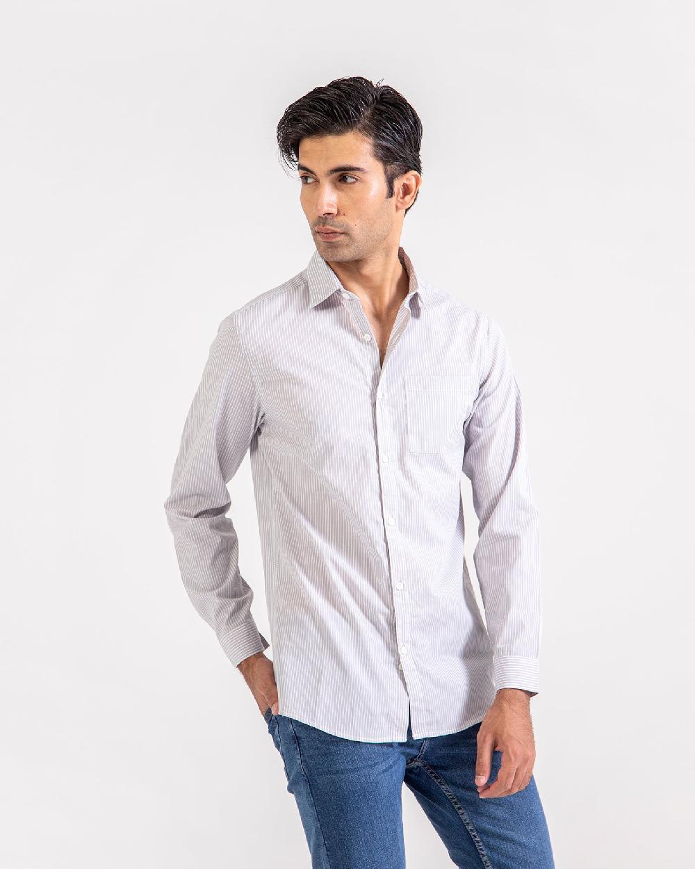 Engine Men Casual Shirt FC4077-00S-GRY