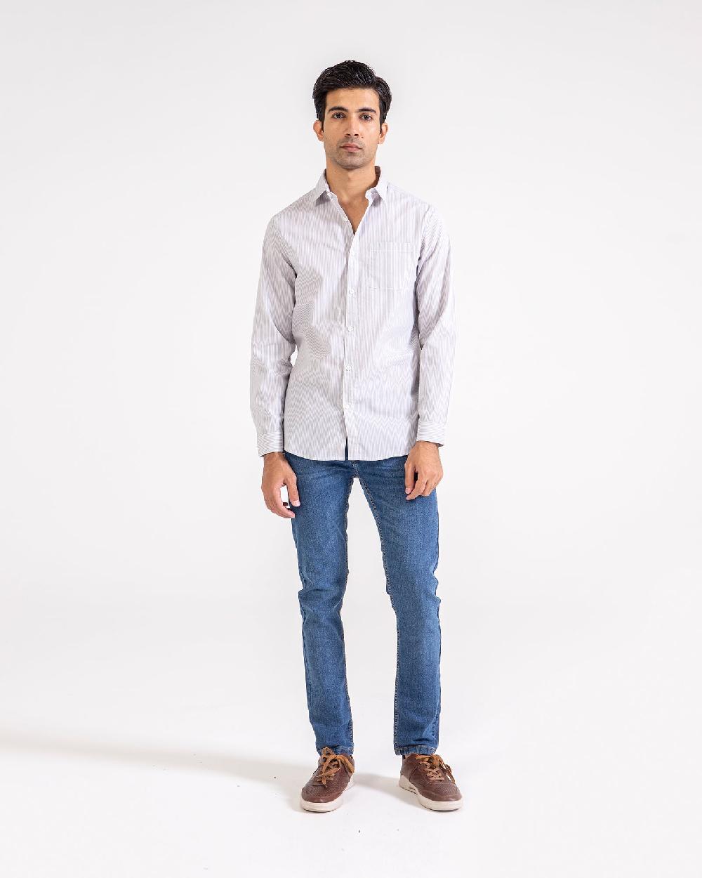 engine Men Casual Shirt FC4077-00S-GRY