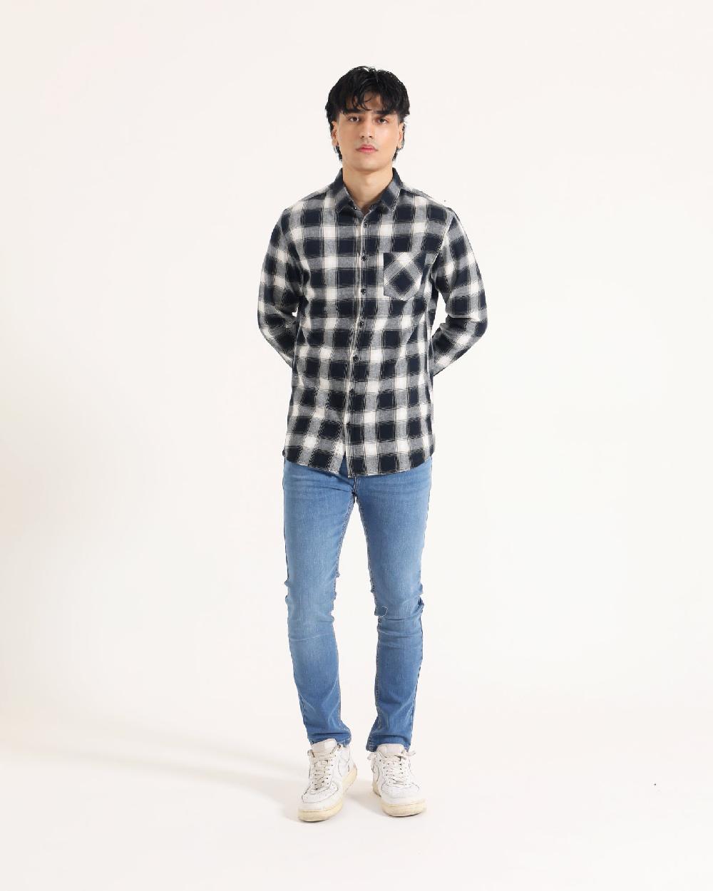 Engine Men Casual Shirt FC4098-00S-BLK