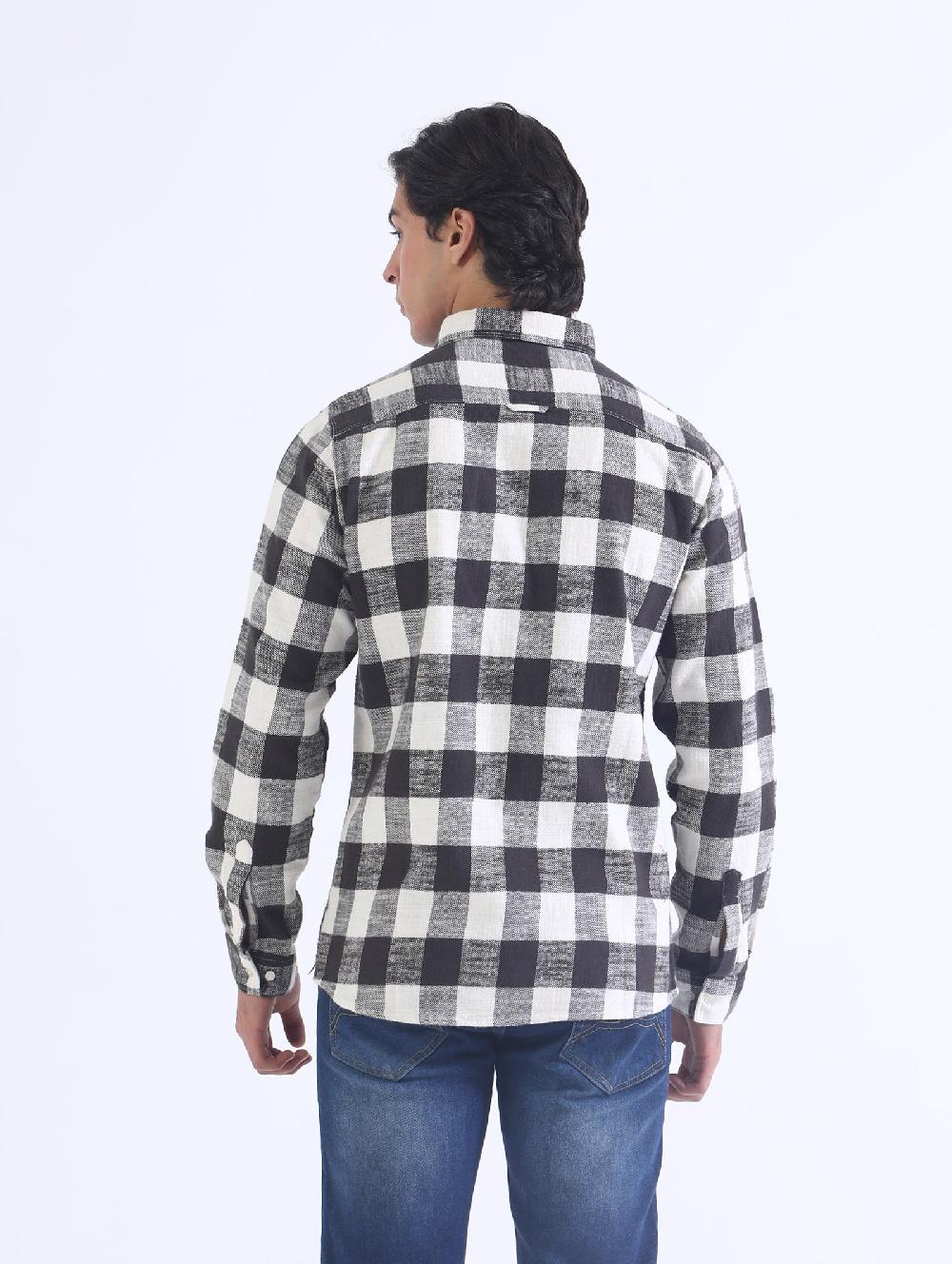 Engine Men Casual Shirt FC4103-00S-WHT