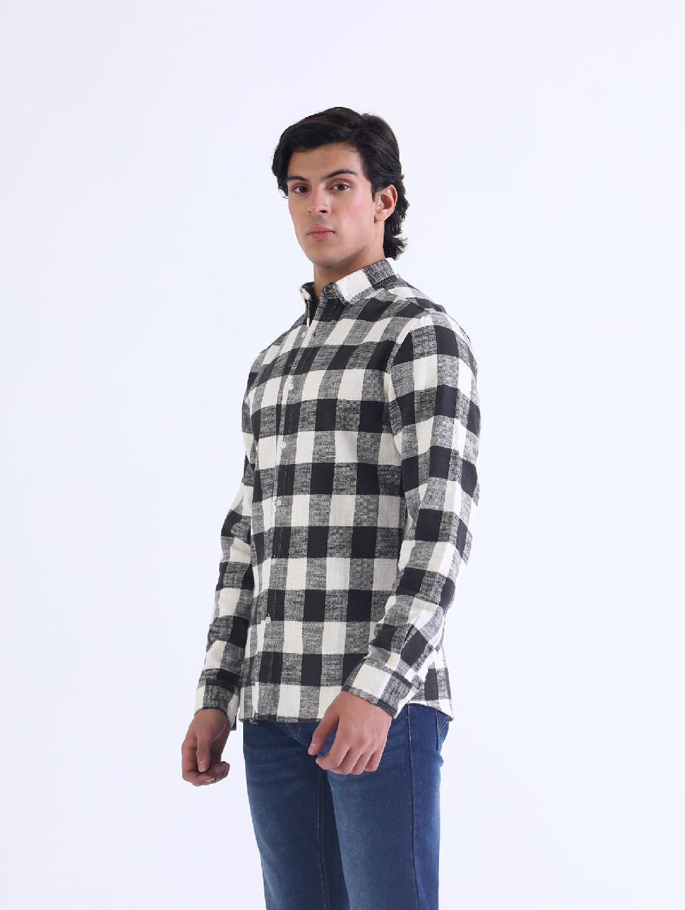 Engine Men Casual Shirt FC4103-00S-WHT