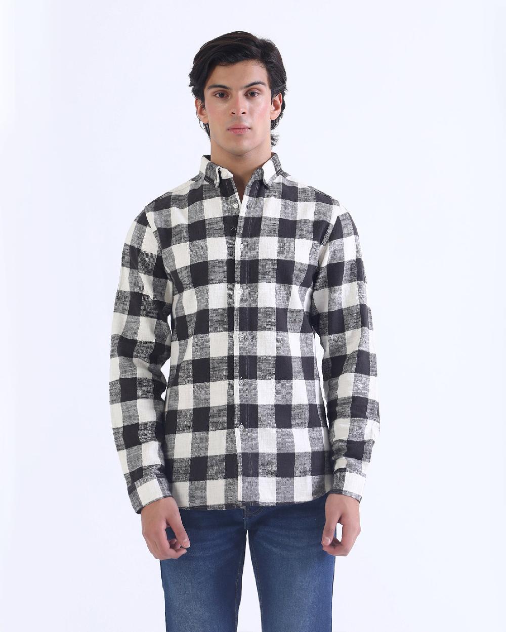 engine Men Casual Shirt FC4103-00S-WHT