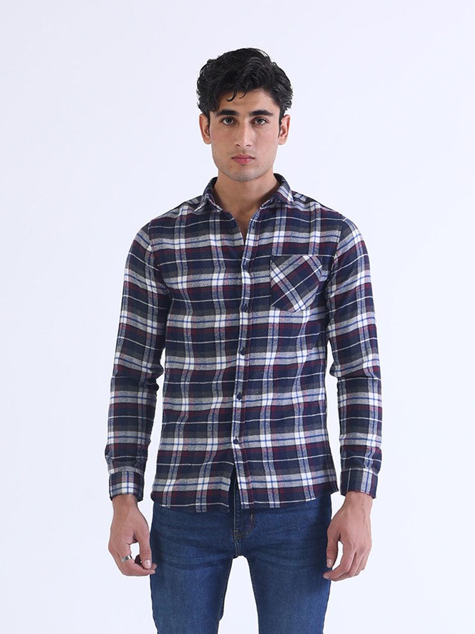 engine Men Casual Shirt FC4106-00M-BLU