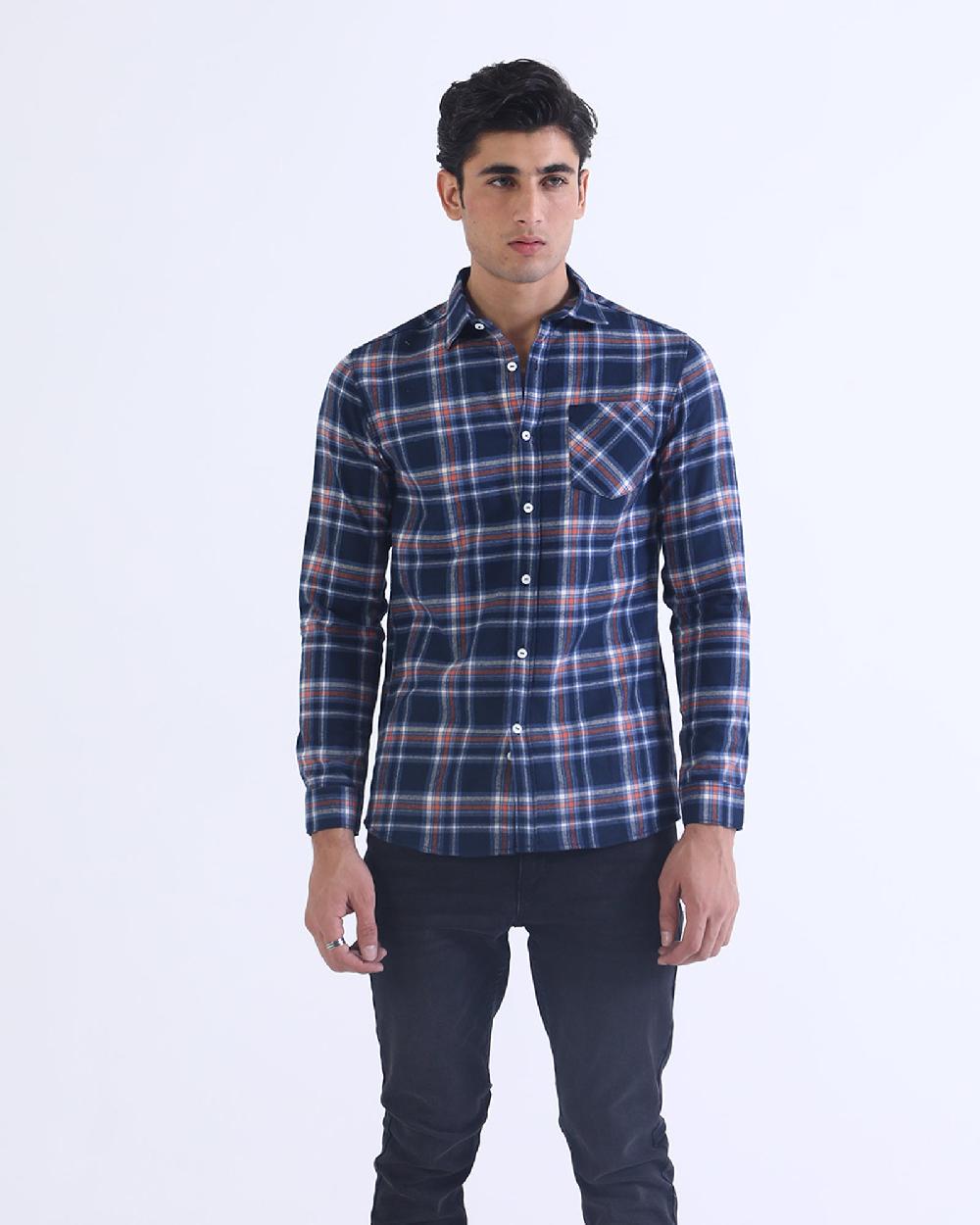 engine Men Casual Shirt FC4106-00S-ORG